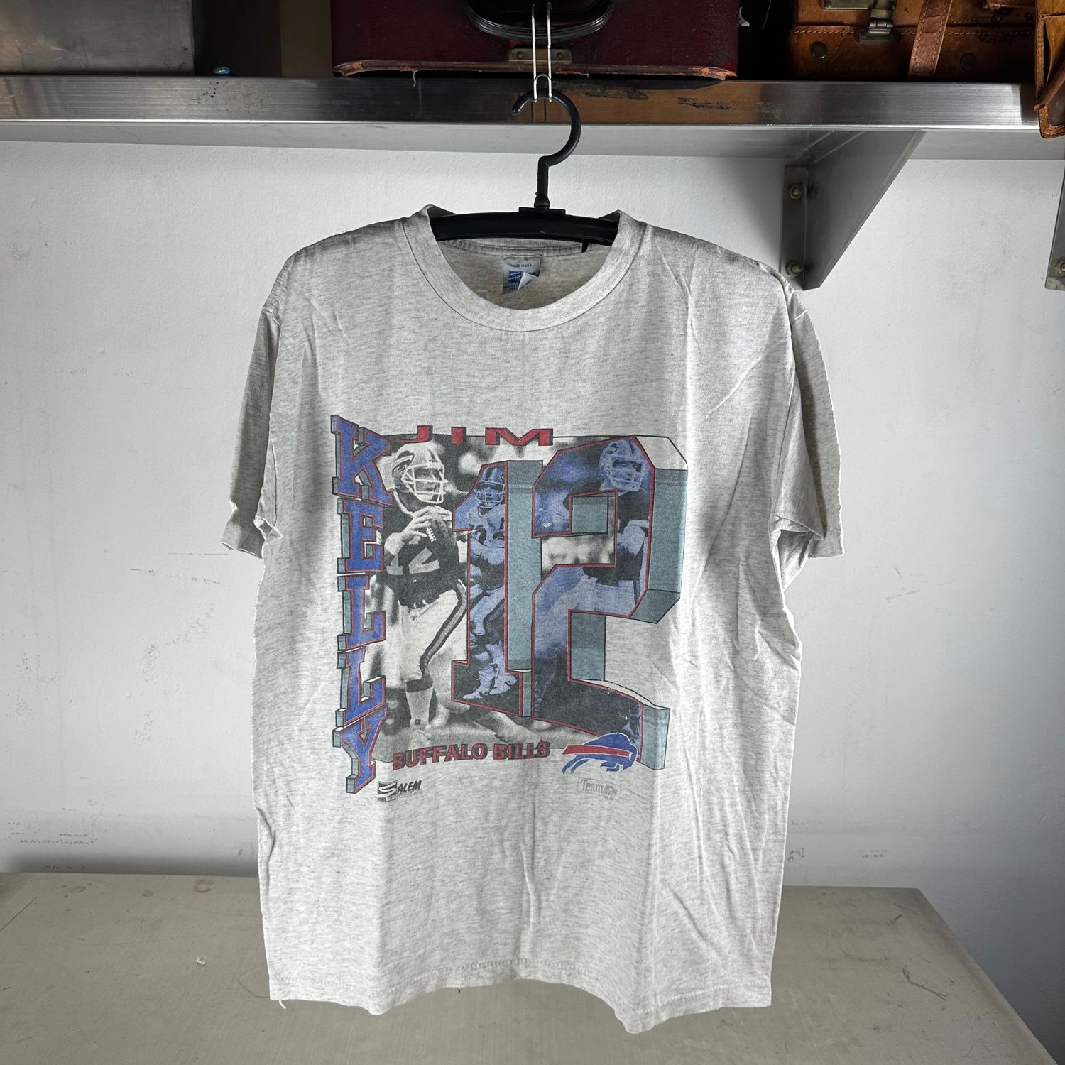 ​Vintage 90s Jim Kelly Buffalo Bills NFL Salem Sportswear T-Shirt