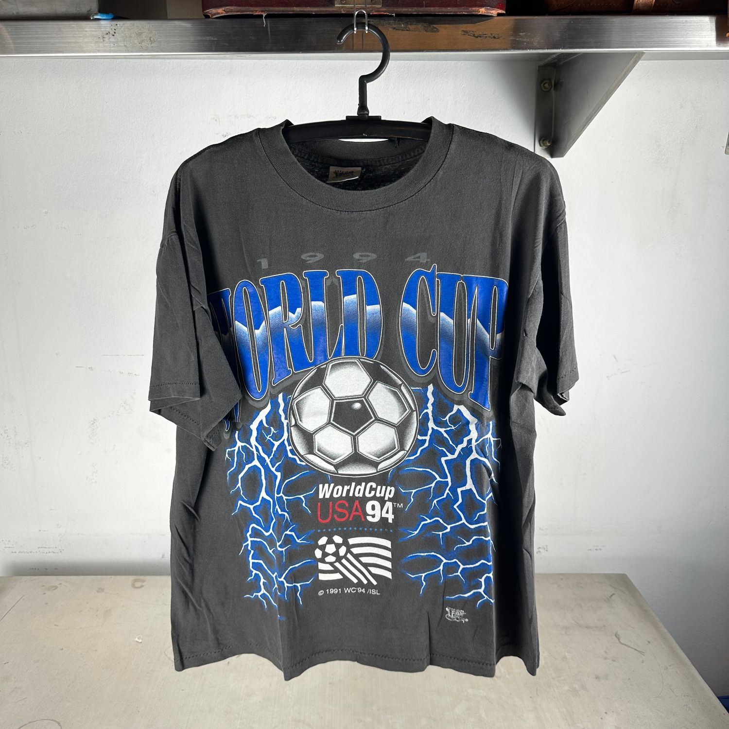 ​Vintage 1994 USA Soccer World Cup Lightning Graphic T-Shirt