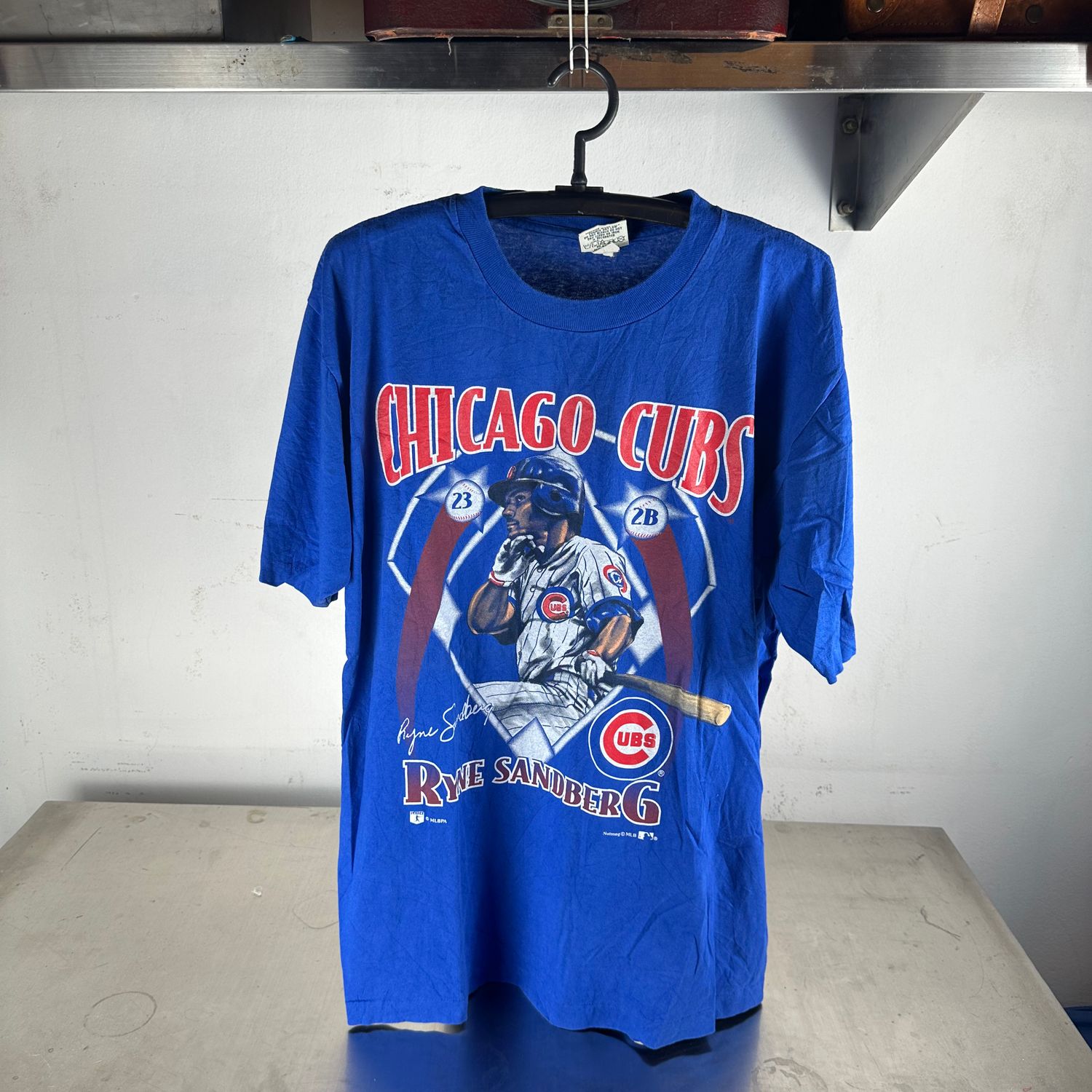 ​Vintage 90s Ryne Sandberg Chicago Cubs MLB Nutmeg T-Shirt