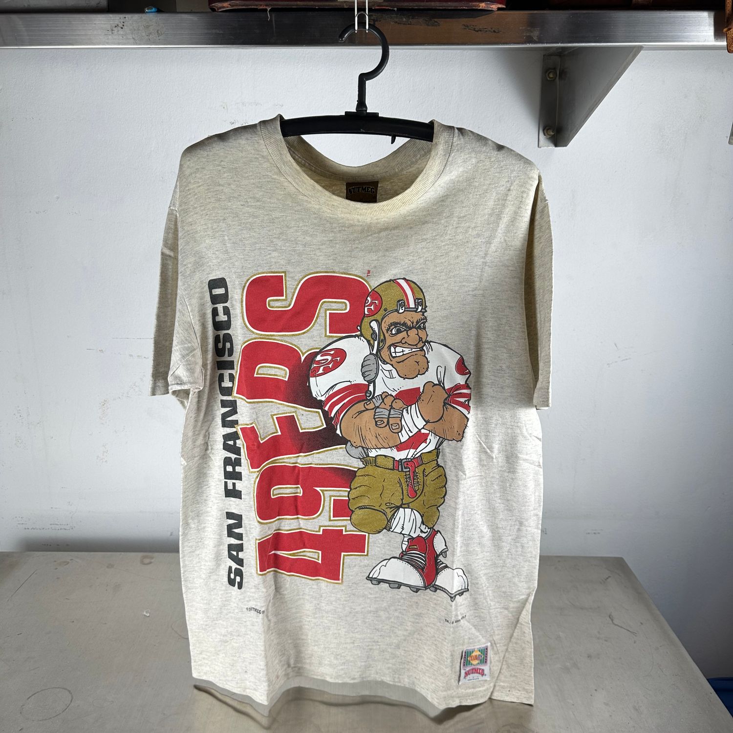 ​​Vintage 1994 San Francisco 49ers NFL Nutmeg Graphic T-Shirt