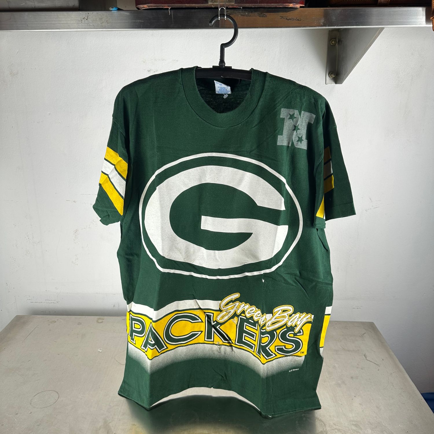 ​Vintage 1994 Green Bay Packers NFL Salem Sportswear AOP T-Shirt