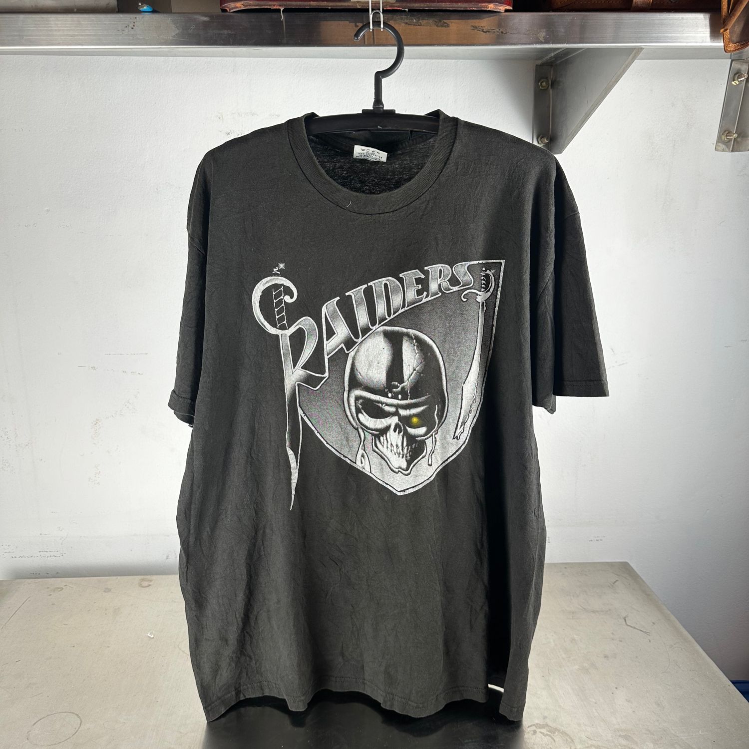 ​Vintage 90s Los Angeles Raiders NFL Tour Double Sided T-Shirt