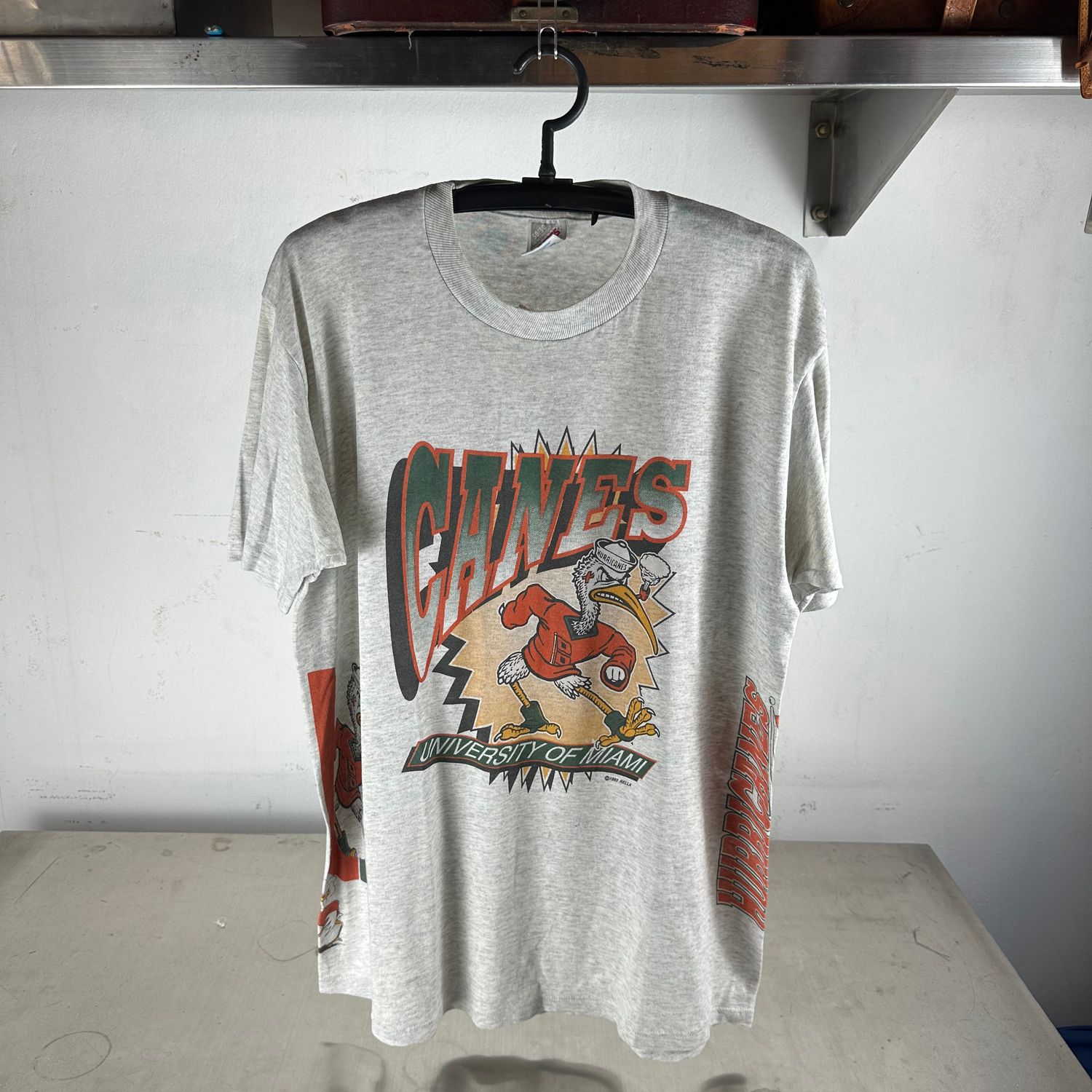 ​Vintage 1993 Miami Hurricanes NCAA Wraparound AOP T-Shirt