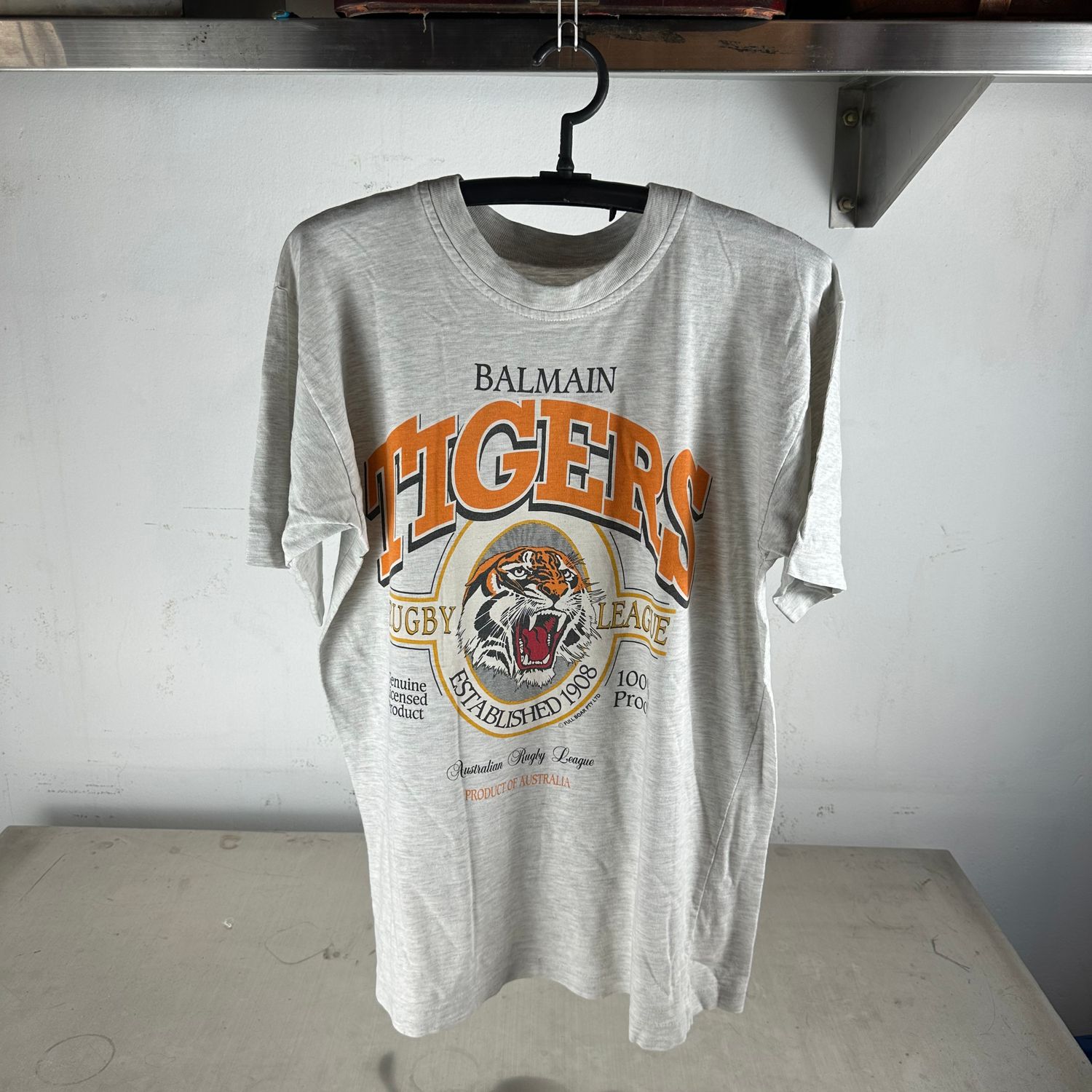 ​​Vintage 90s Balmain Tigers Australian Rugby League NSWRL T-Shirt