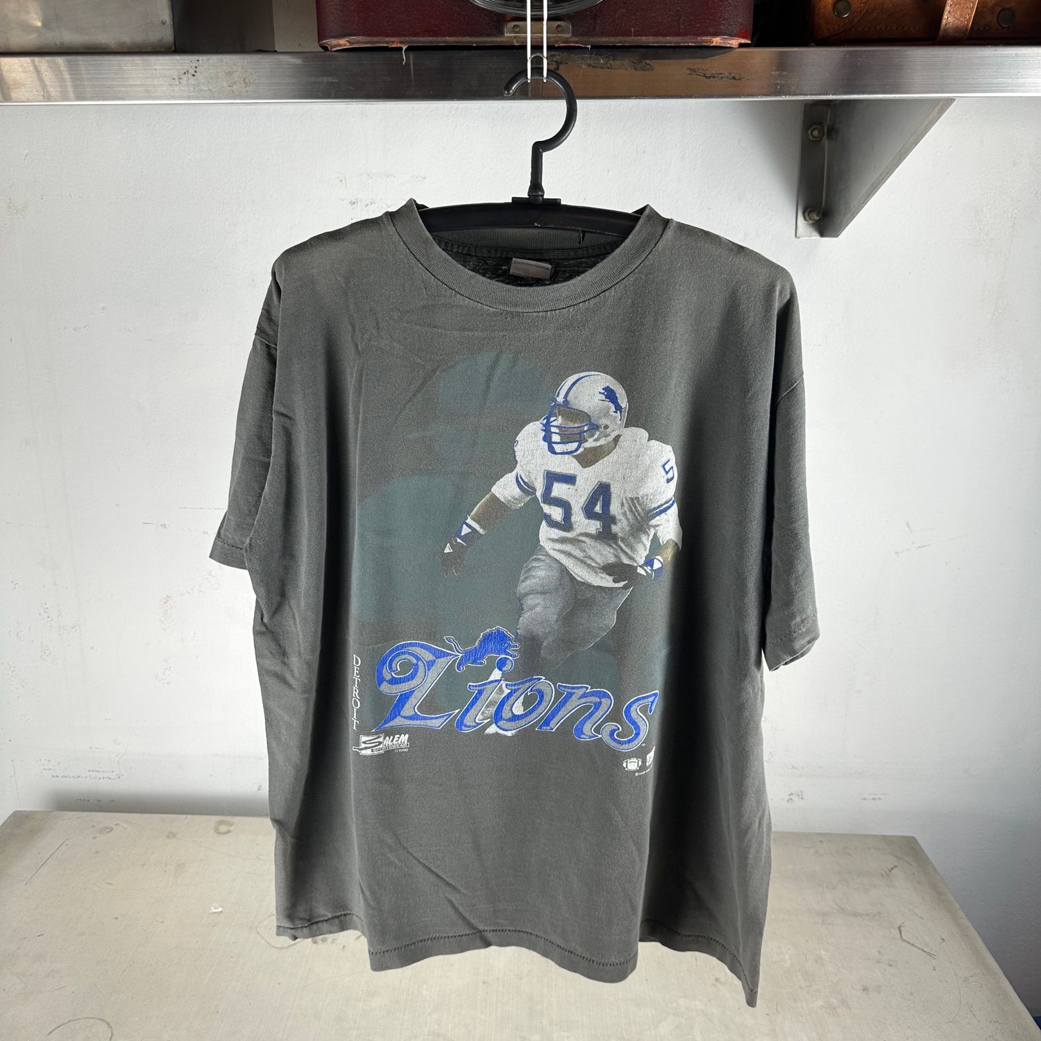 ​Vintage 1987 Tom Boyd Detroit Lions NFL Salem Sportswear T-Shirt