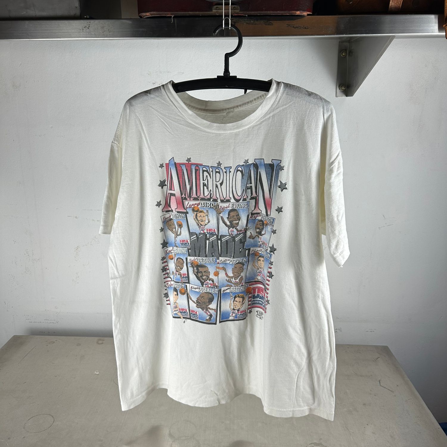 ​​Vintage 1992 USA Olympic Basketball Dream Team Caricature T-Shirt