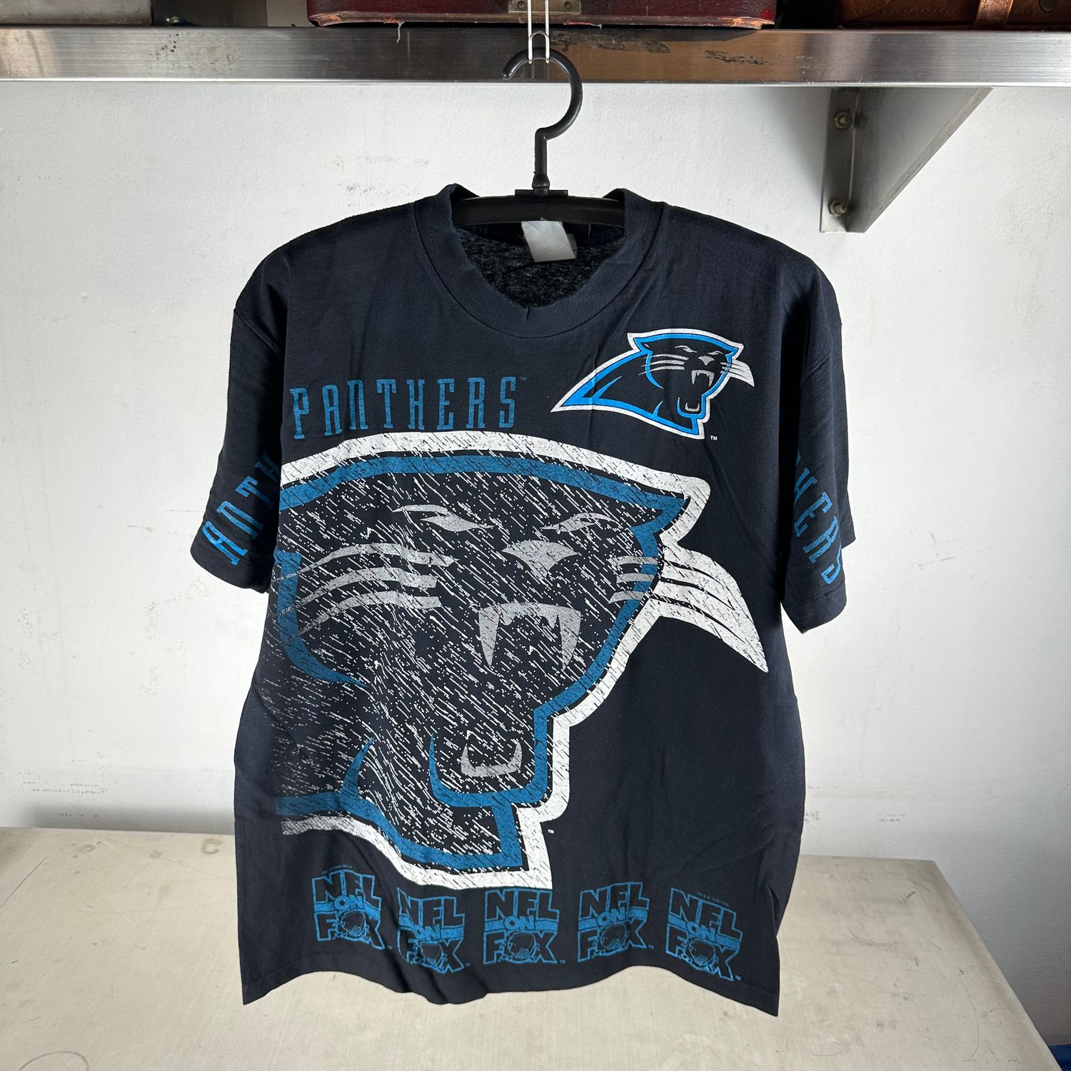​Vintage 1996 Carolina Panthers NFL On Fox Graphic T-Shirt