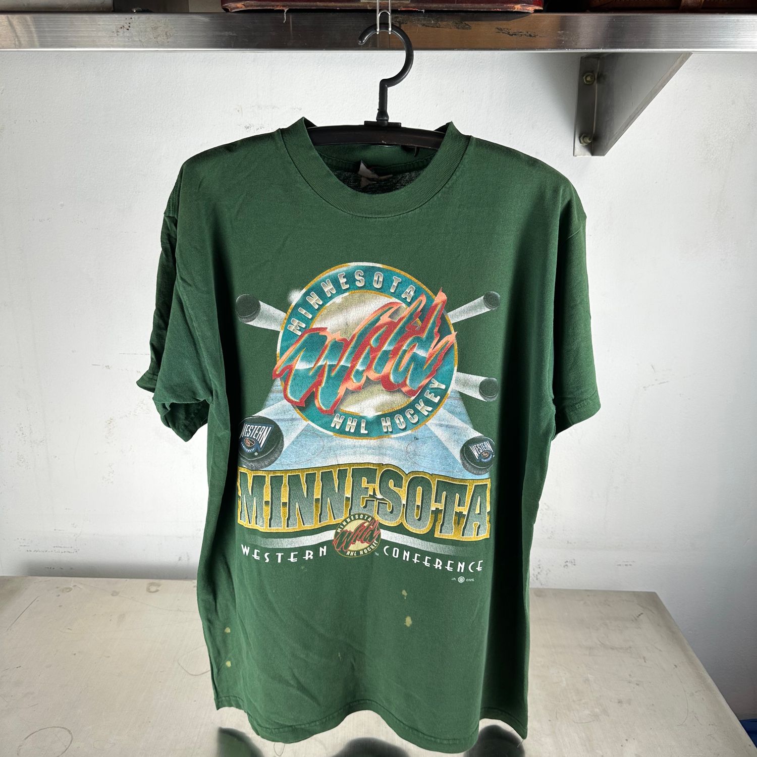 ​Vintage 90s Minnesota Wild NHL Hockey Graphic T-Shirt