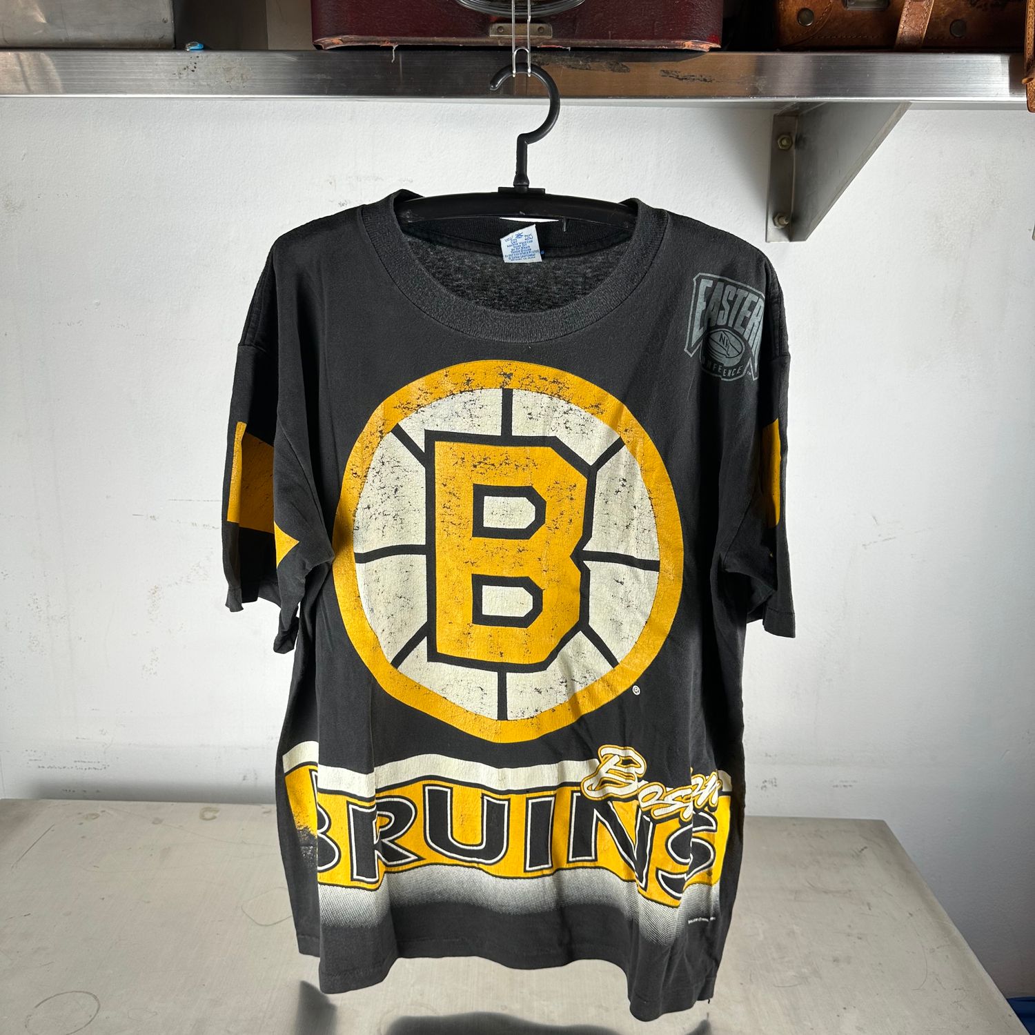 ​Vintage 1994 Boston Bruins NHL Salem Sportswear AOP T-Shirt