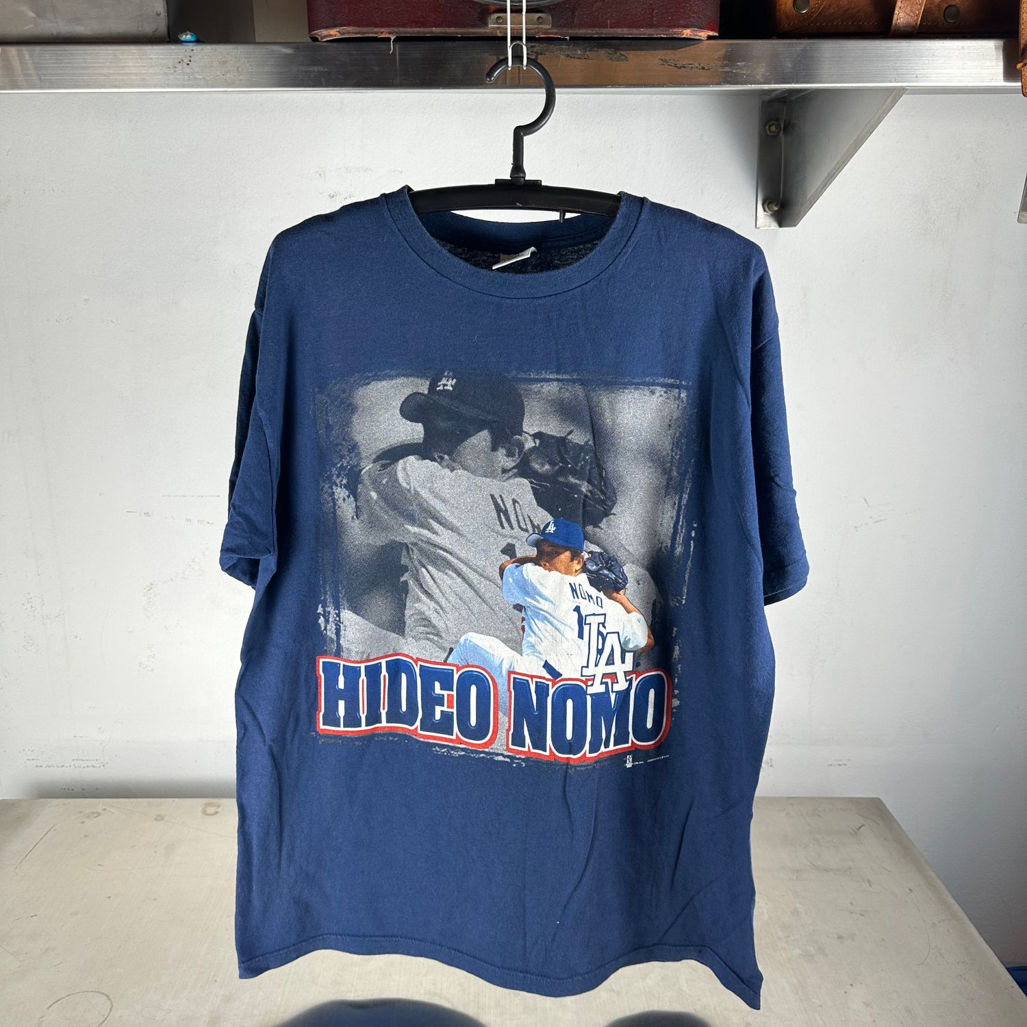 ​Vintage 1997 Hideo Nomo Los Angeles Dodgers MLB Starter Graphic T-Shirt