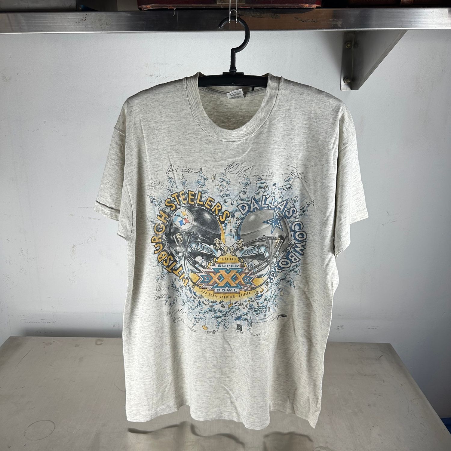 ​Vintage 1996 NFL Super Bowl Pittsburgh Steelers VS Dallas Cowboys T-Shirt