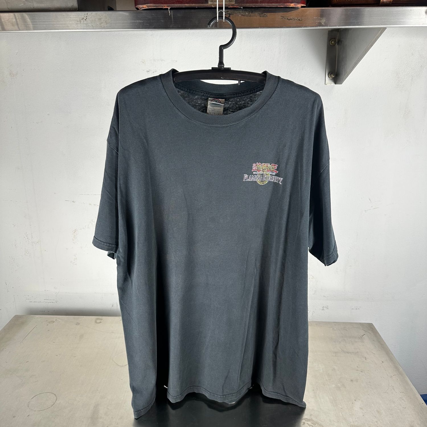 ​Vintage 1996 Yu Gi Oh Trading Card Flaming Eternity Promo XL Graphic T-Shirt