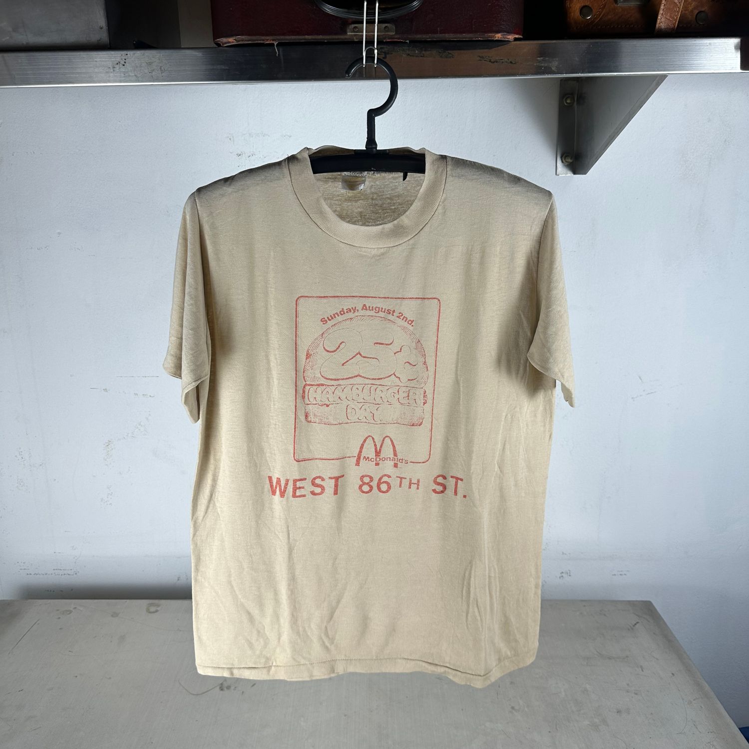 ​Vintage 80s McDonalds Hamburger Day Promo T-Shirt