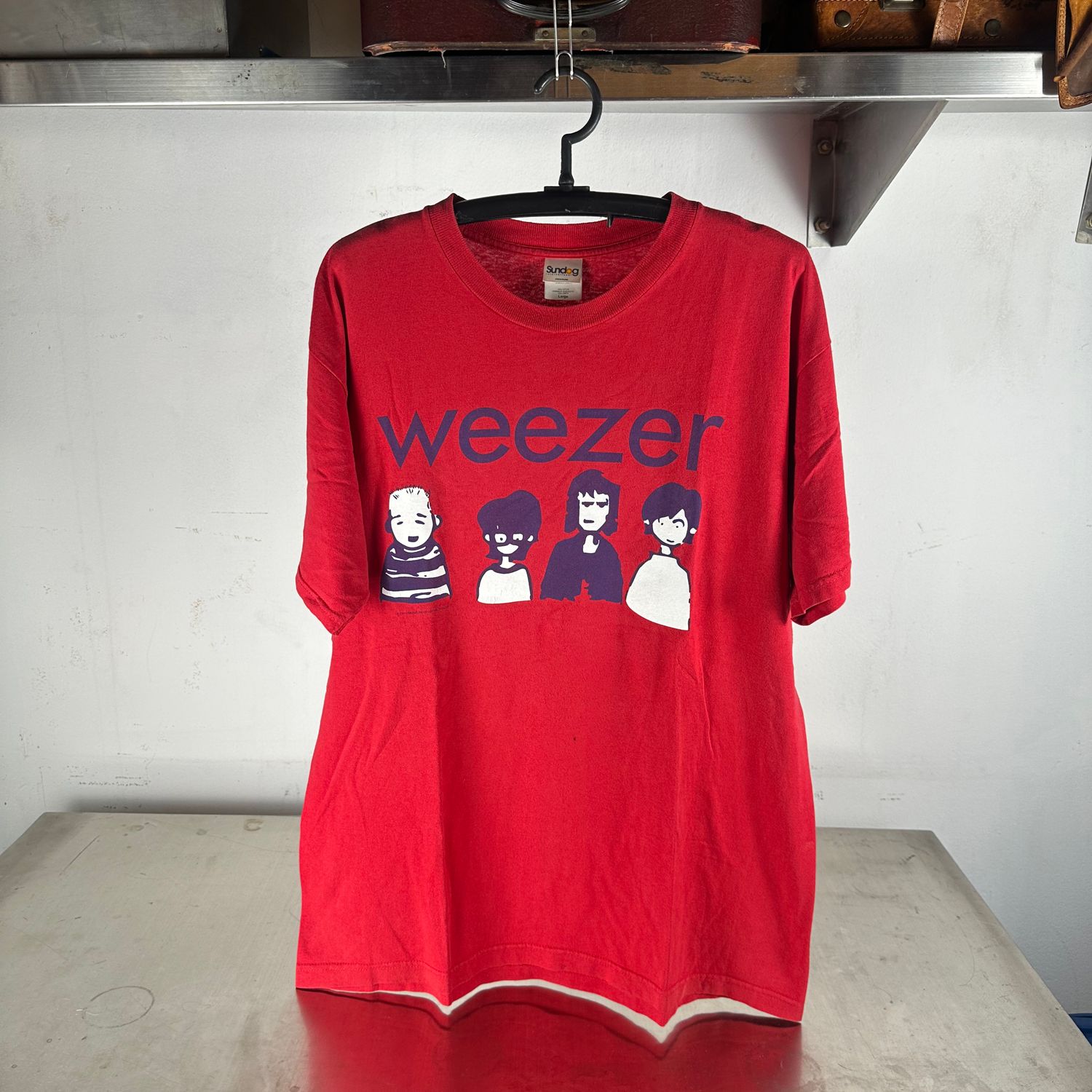​​​Vintage 2000s Y2K Weezer Punk Rock Band T-Shirt