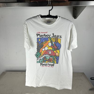 ​Vintage 1995 17th Annual Playboy Jazz Festival Artwork Promo T-Shirt