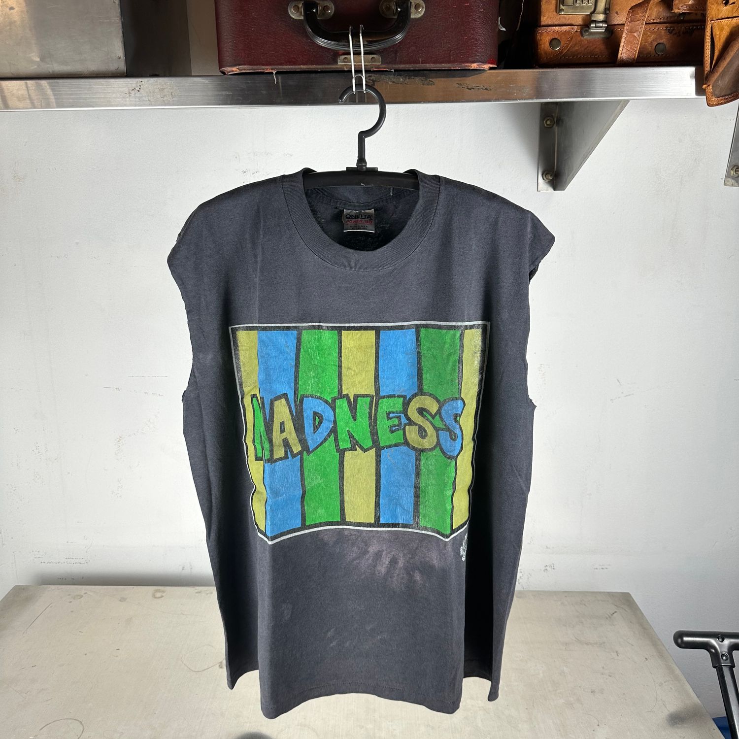 ​​​​​Vintage 1993 Madness B-Man &amp; Absolut Pop Band Graphic T-Shirt