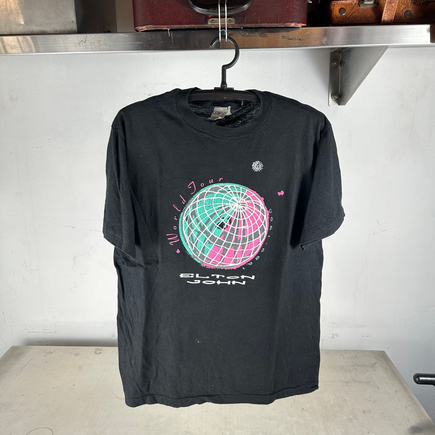 ​Vintage 1989-90 Elton John World Tour Concert T-Shirt