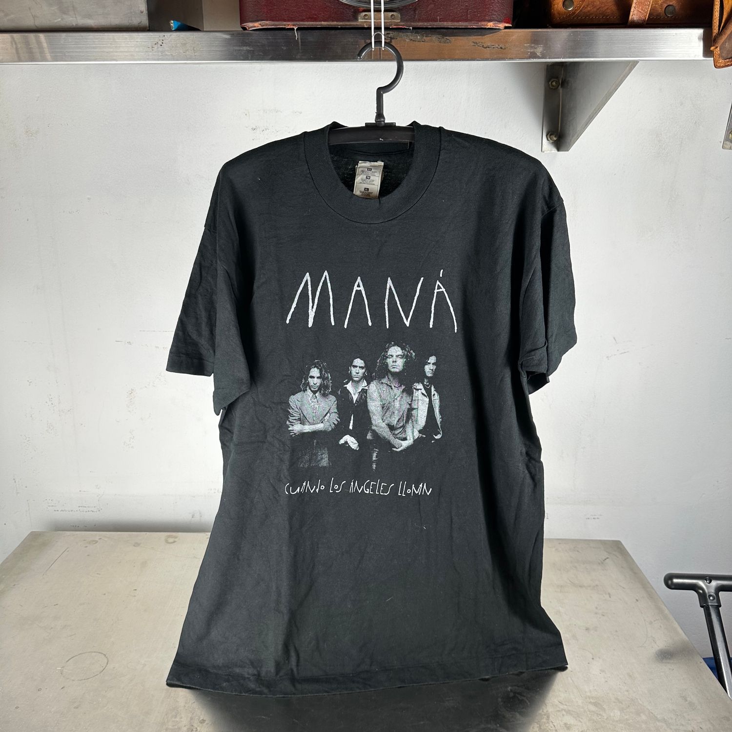 ​Vintage 90s Mana Cuando Los Angeles Lloran Tour Concert T-Shirt