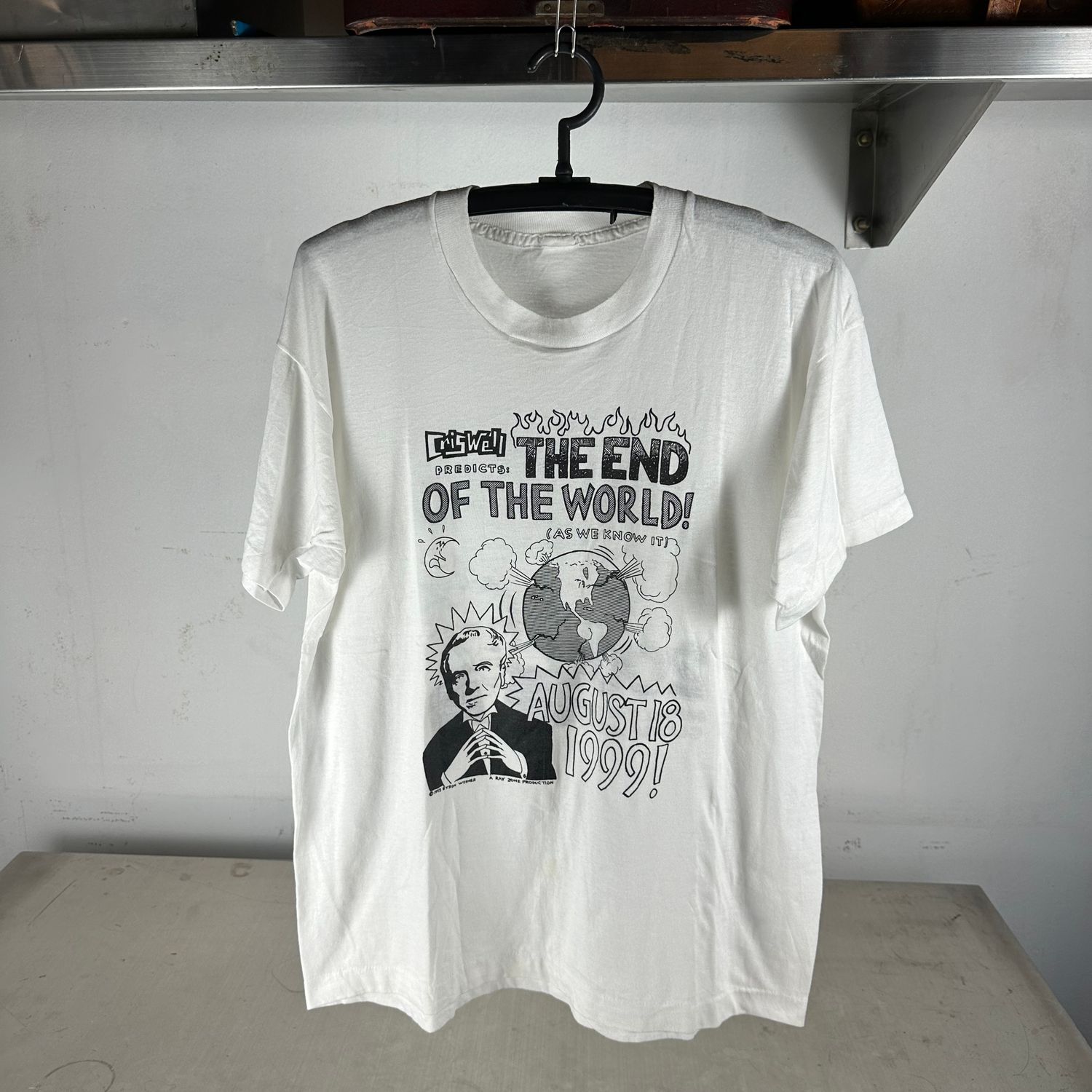 ​Vintage 1993 Criswell Predicts The End of the World T-Shirt