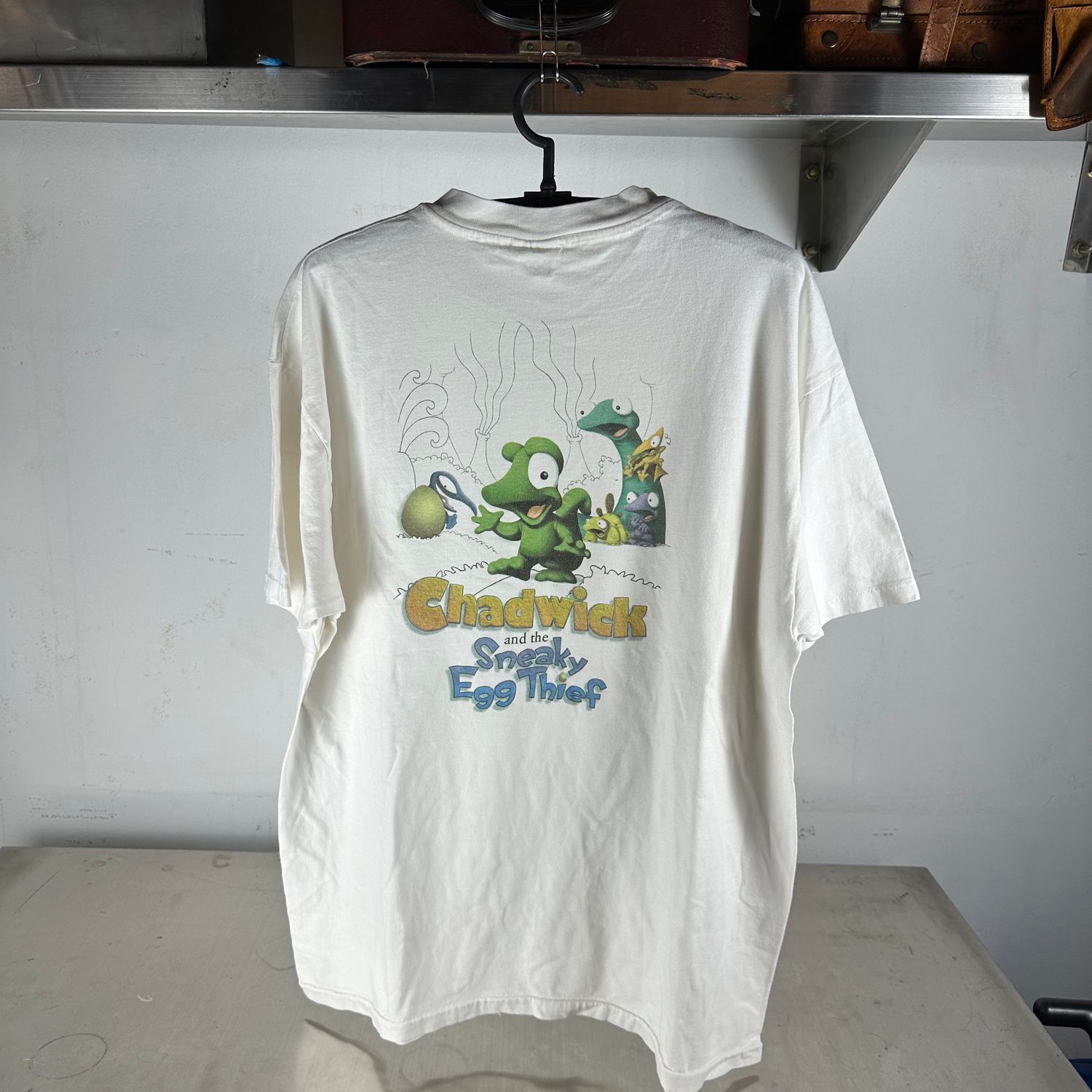 ​Vintage 90s Chadwick and the Sneaky Egg Thief Children Video Game T-Shirt
