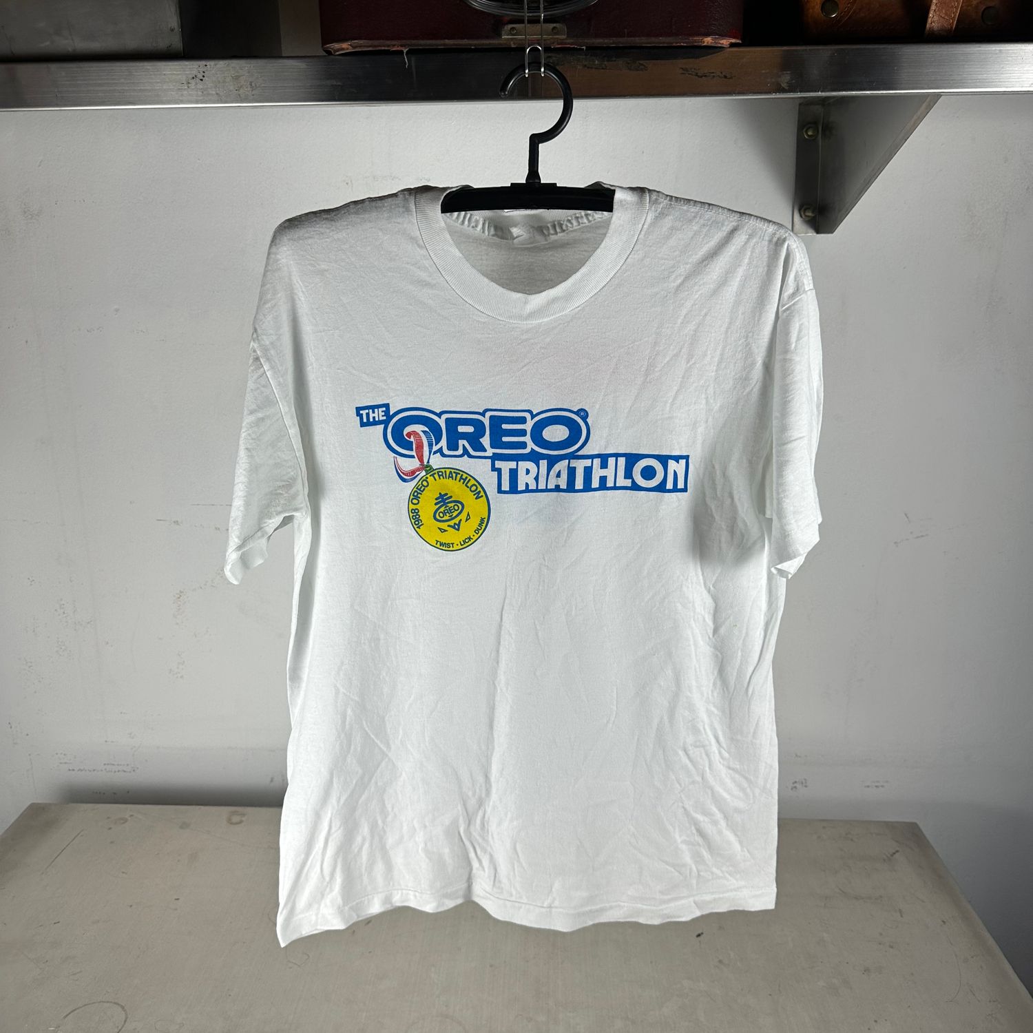 ​Vintage 1988 Oreo Triathlon Twist Lick Dunk! Promo T-Shirt