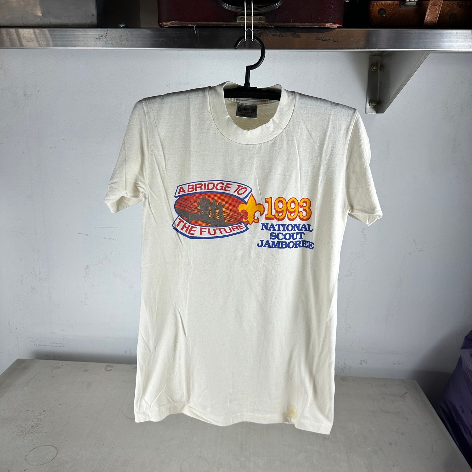 ​Vintage 1993 BSA A Bridge To The Future National Scout Jamboree T-Shirt