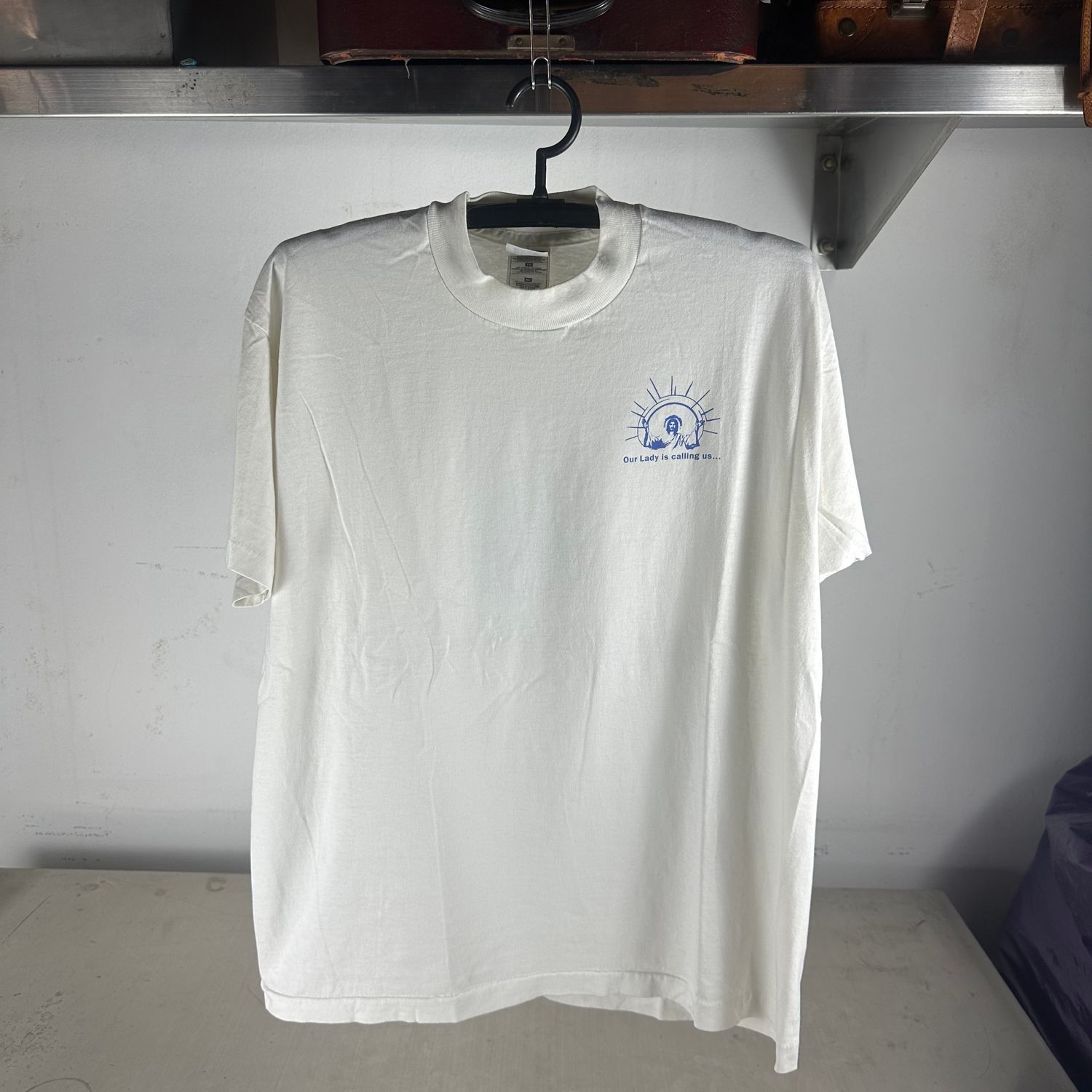 ​Vintage 90s Virgin Mary Our Lady Is Calling Us Adore My Son​ T-Shirt