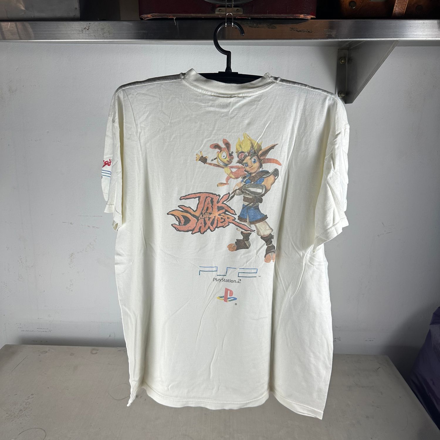 Vintage 2001 Jak And Daxter PS2 Video Game Promo T-Shirt