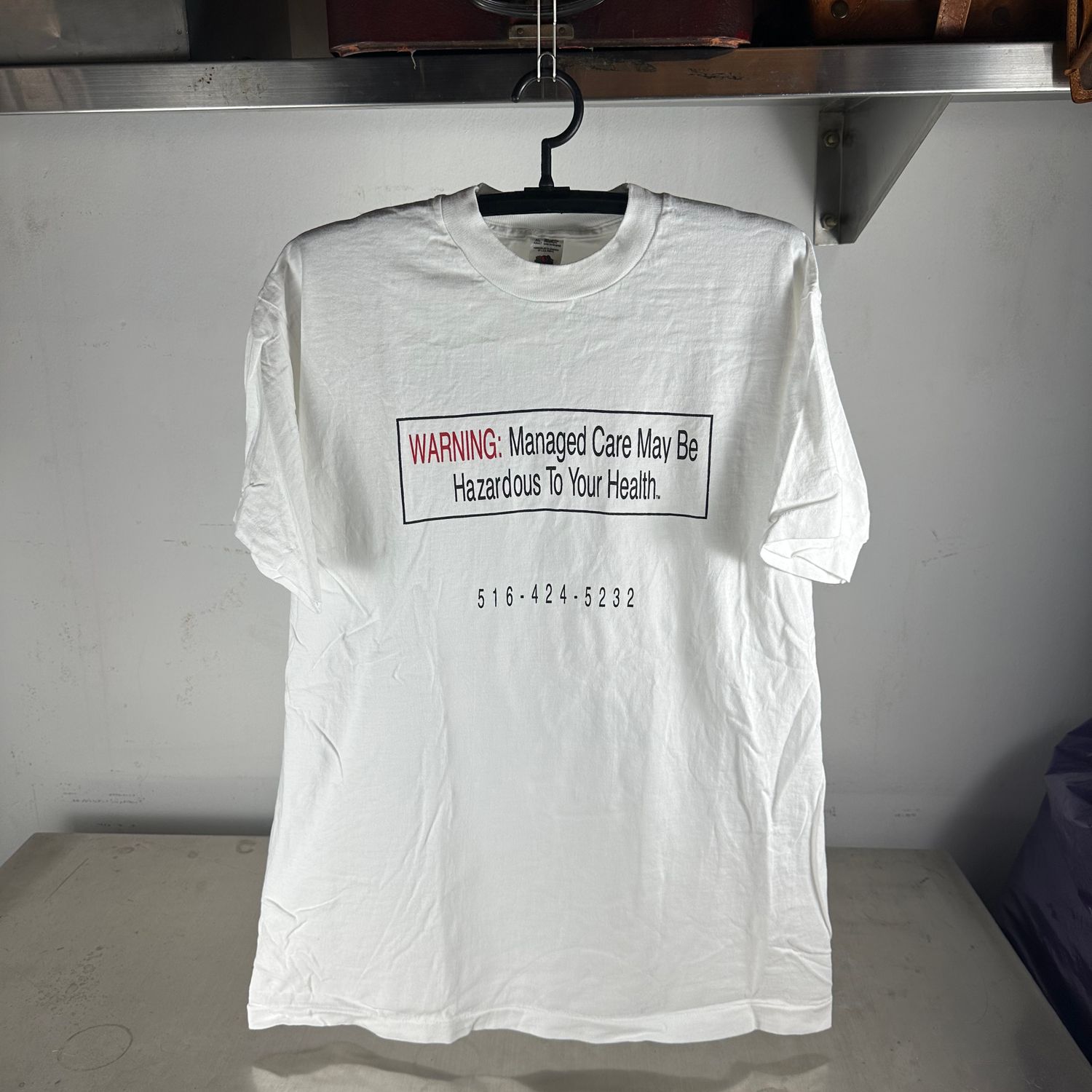 ​Vintage 90s Warning Managed Care May Be Hazardous To Your Health T-Shirt