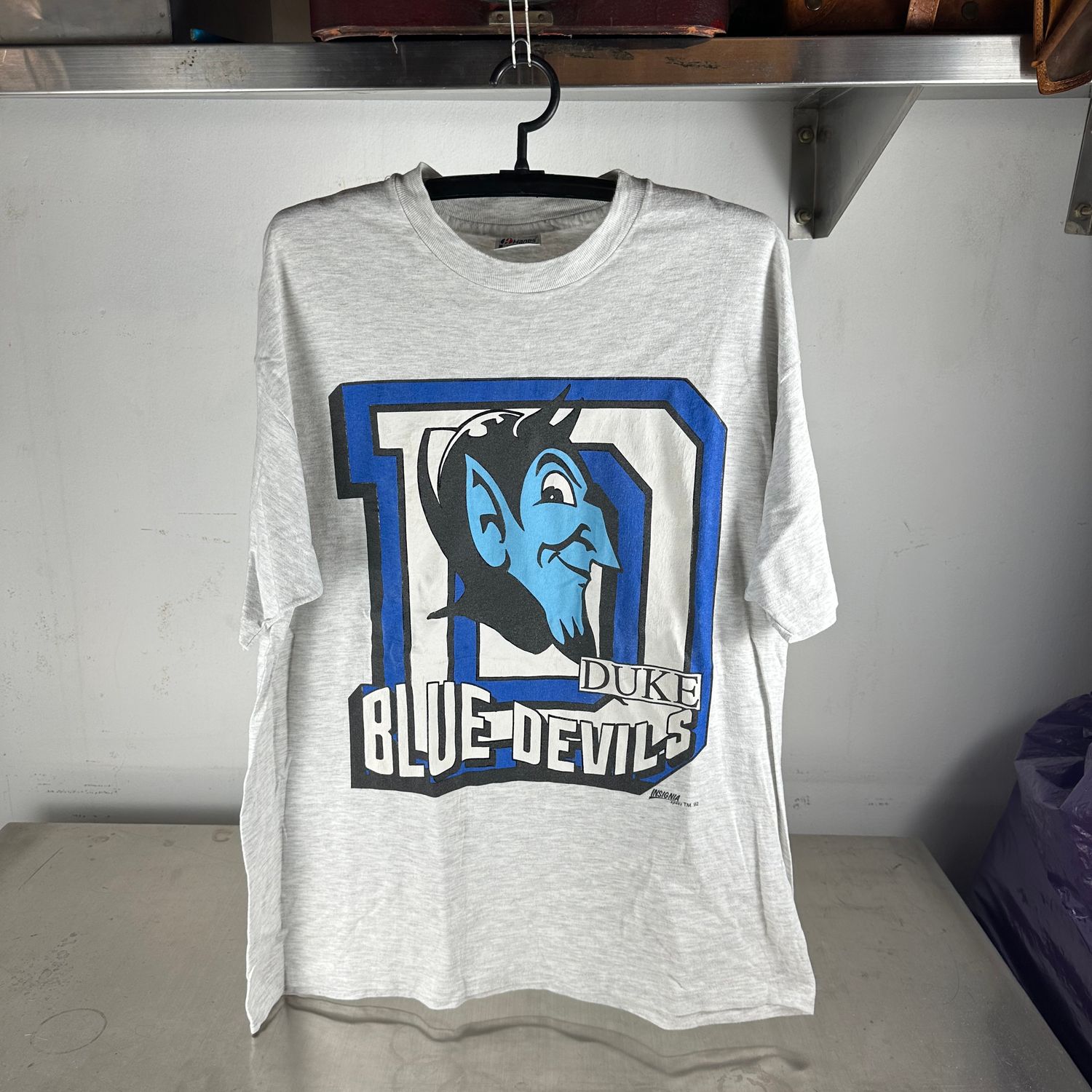 ​Vintage 1992 Duke Blue Devils NCAA Graphic Single Stitch T-Shirt
