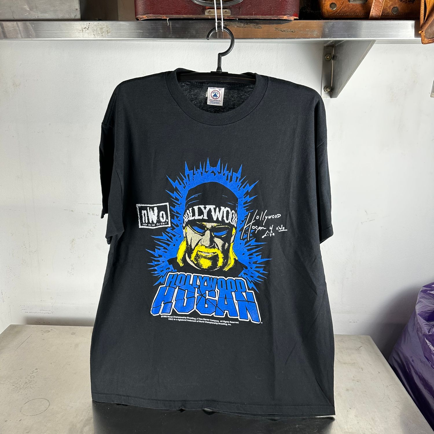 ​Vintage 1998 Hollwood Hogan Hulk Hogan NWO WCW Wrestling T-Shirt