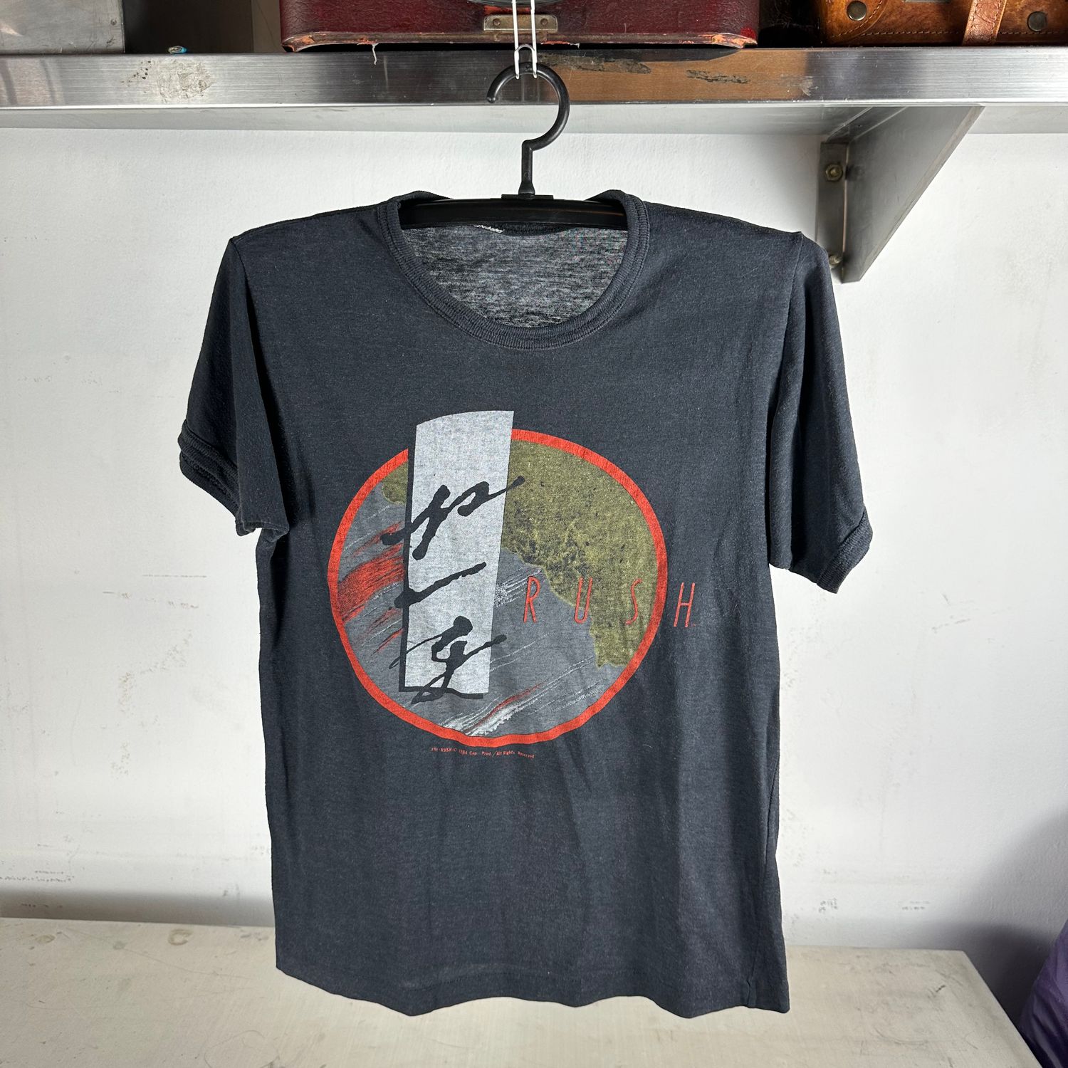 ​Vintage 1984 Rush Grace Under Pressure Tour Rock Band T-Shirt