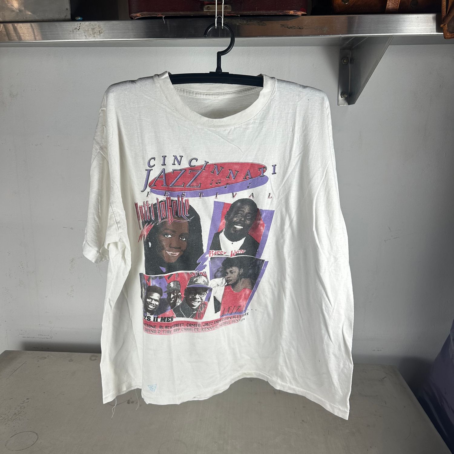 ​Vintage 90s Patti Labelle Barry White Boyz II Men Cincinnati Jazz Festival T-shirt