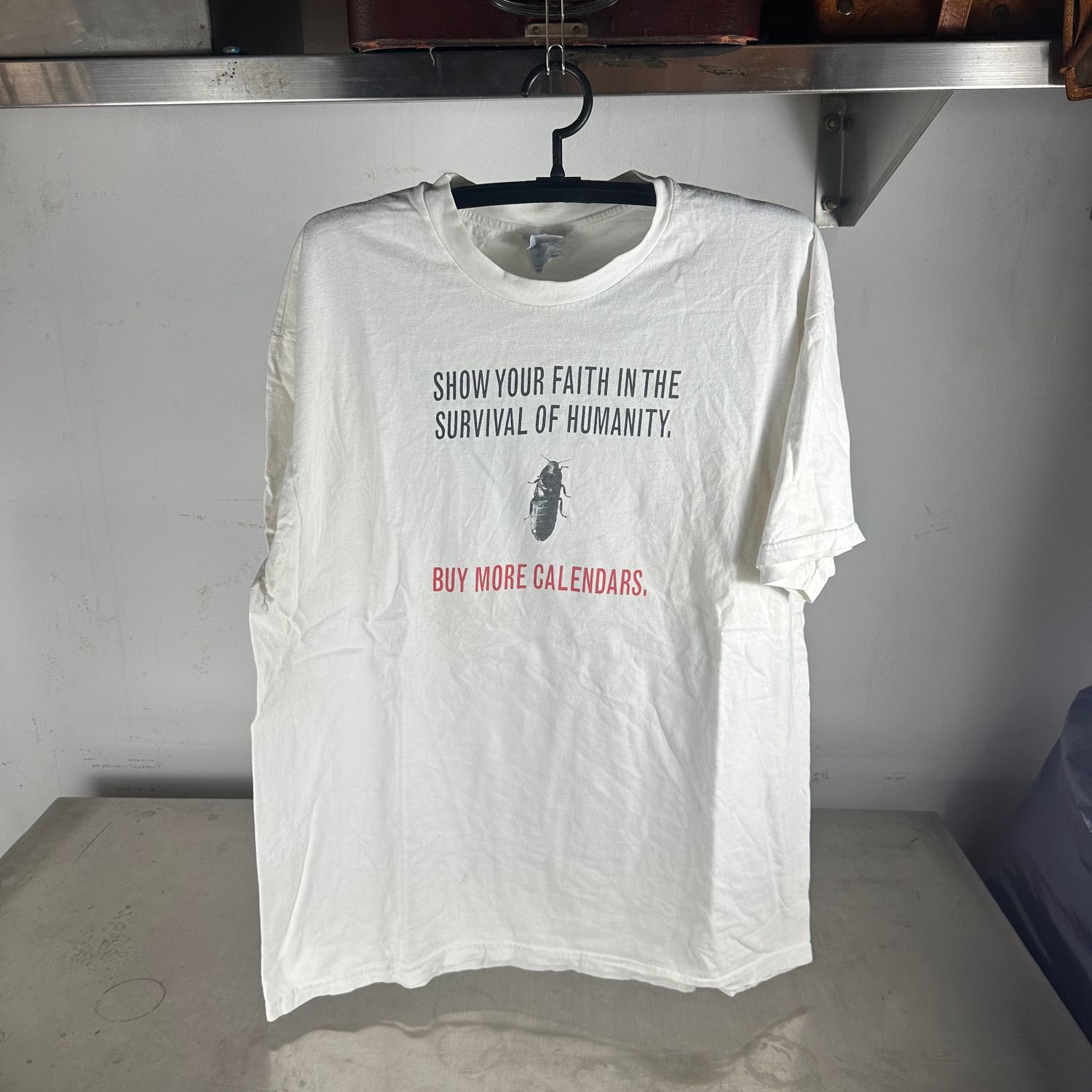 ​Vintage 90s Calendar Club Show Your Faith In Humanity Promo T-shirt