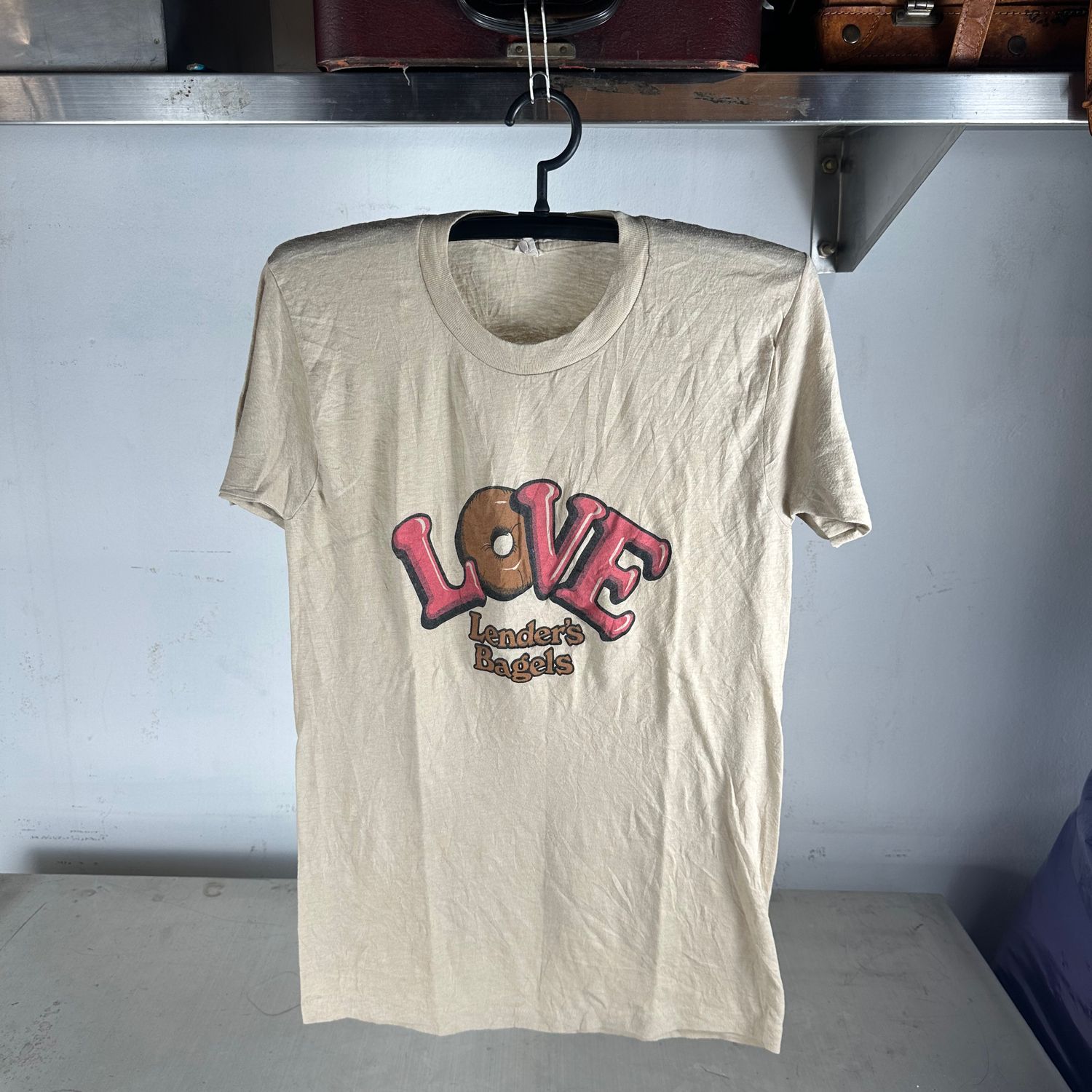 ​Vintage 1970s/80s Lender's Bagels Love Single Stitch T-shirt