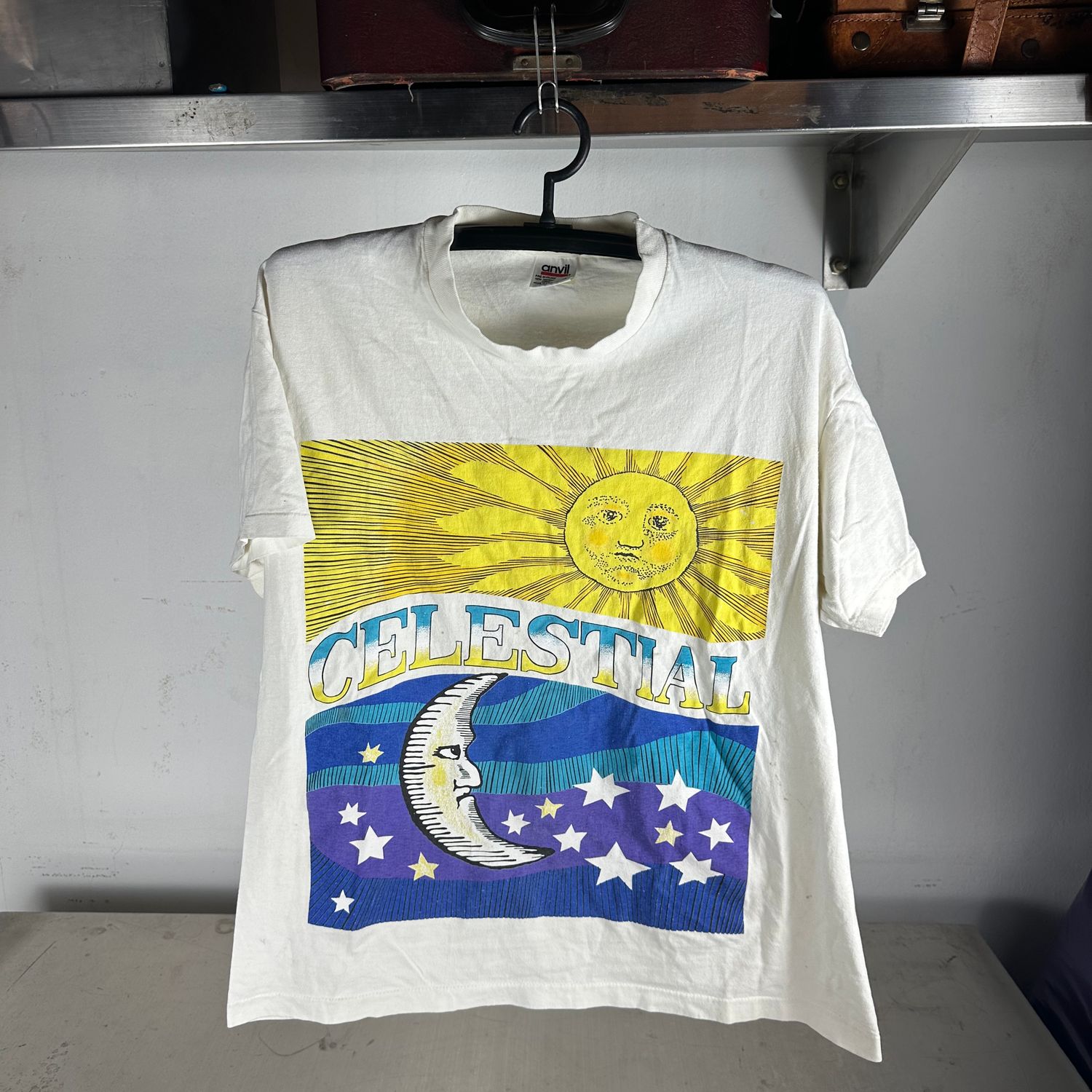 ​​Vintage 90s Celestial Sun Moon Graphic Single Stitch​ T-shirt