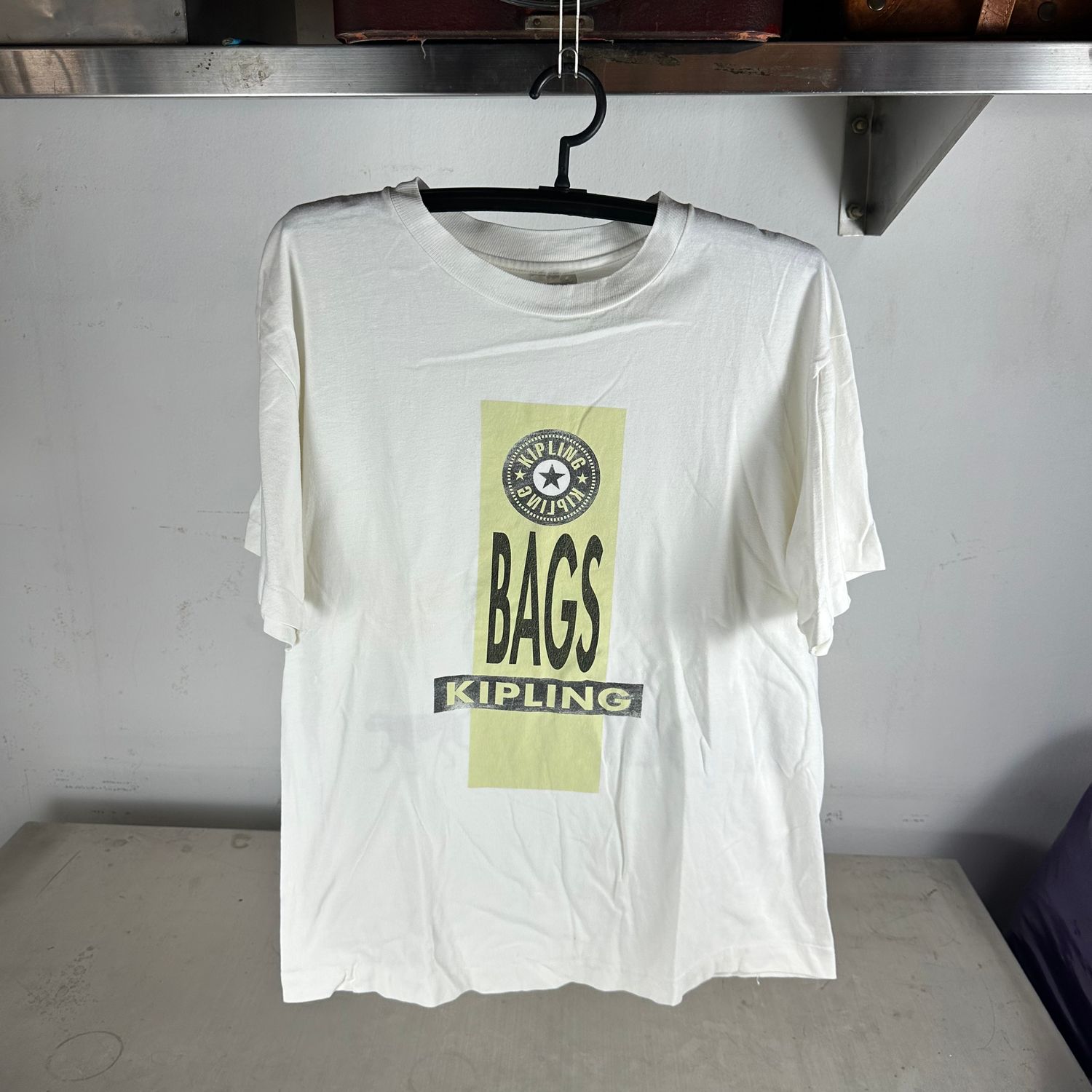 ​Vintage 90s Kipling Bags Monkey Promo Single Stitch T-shirt