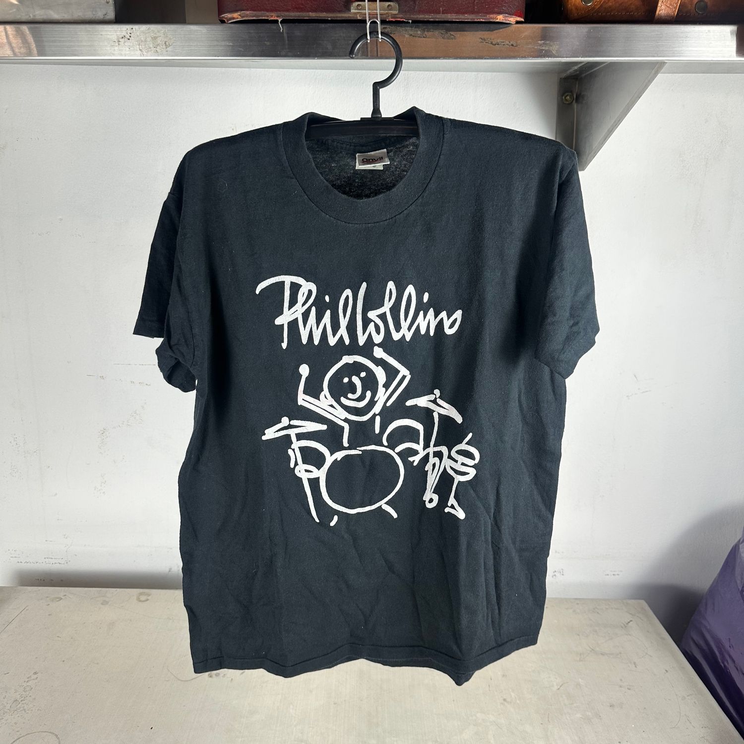 ​Vintage 90s Phil Collins Singer Drummer Graphic Single Stitch T-shirt