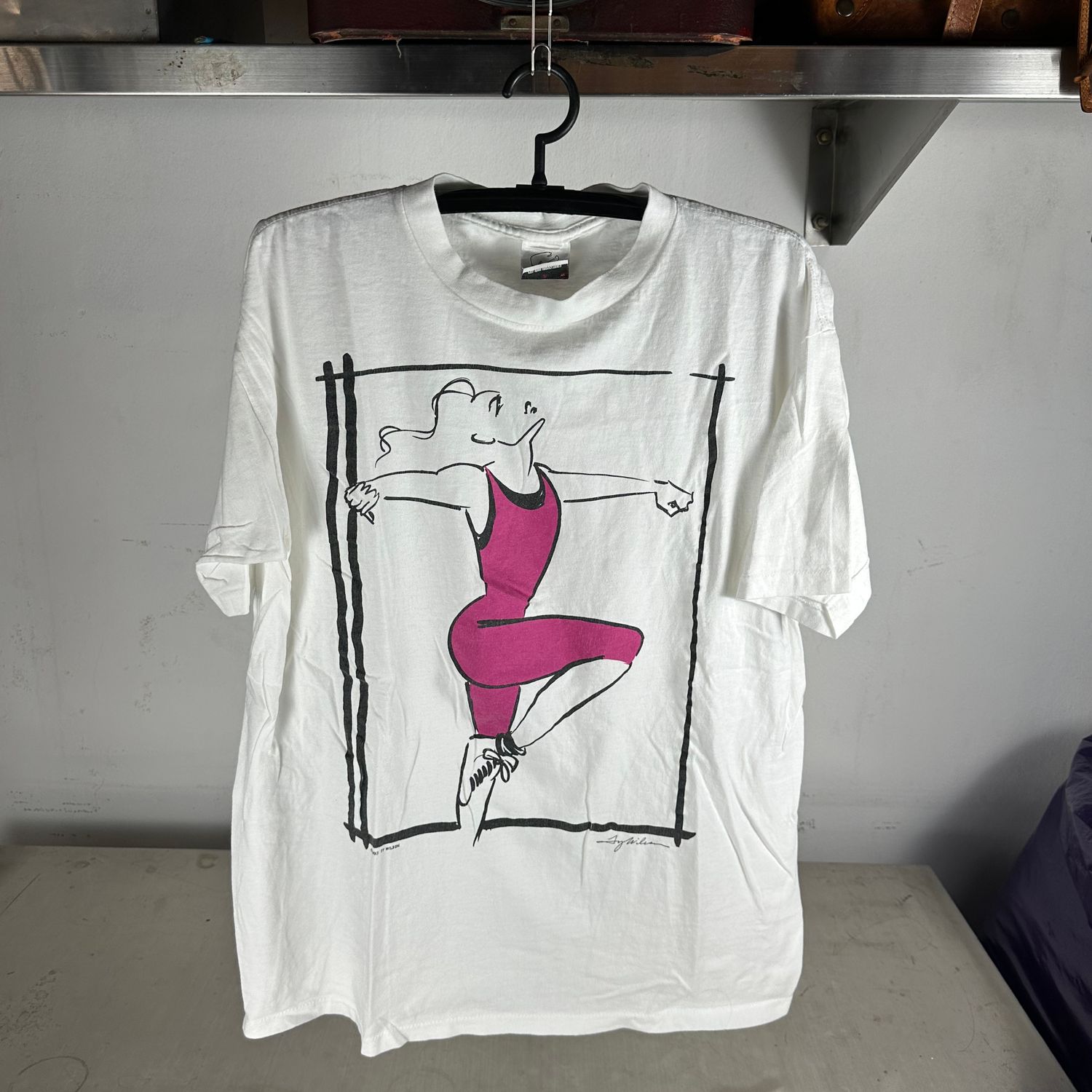 ​Vintage 1993 Ty Wilson Artwork Art Graphic Single Stitch T-shirt