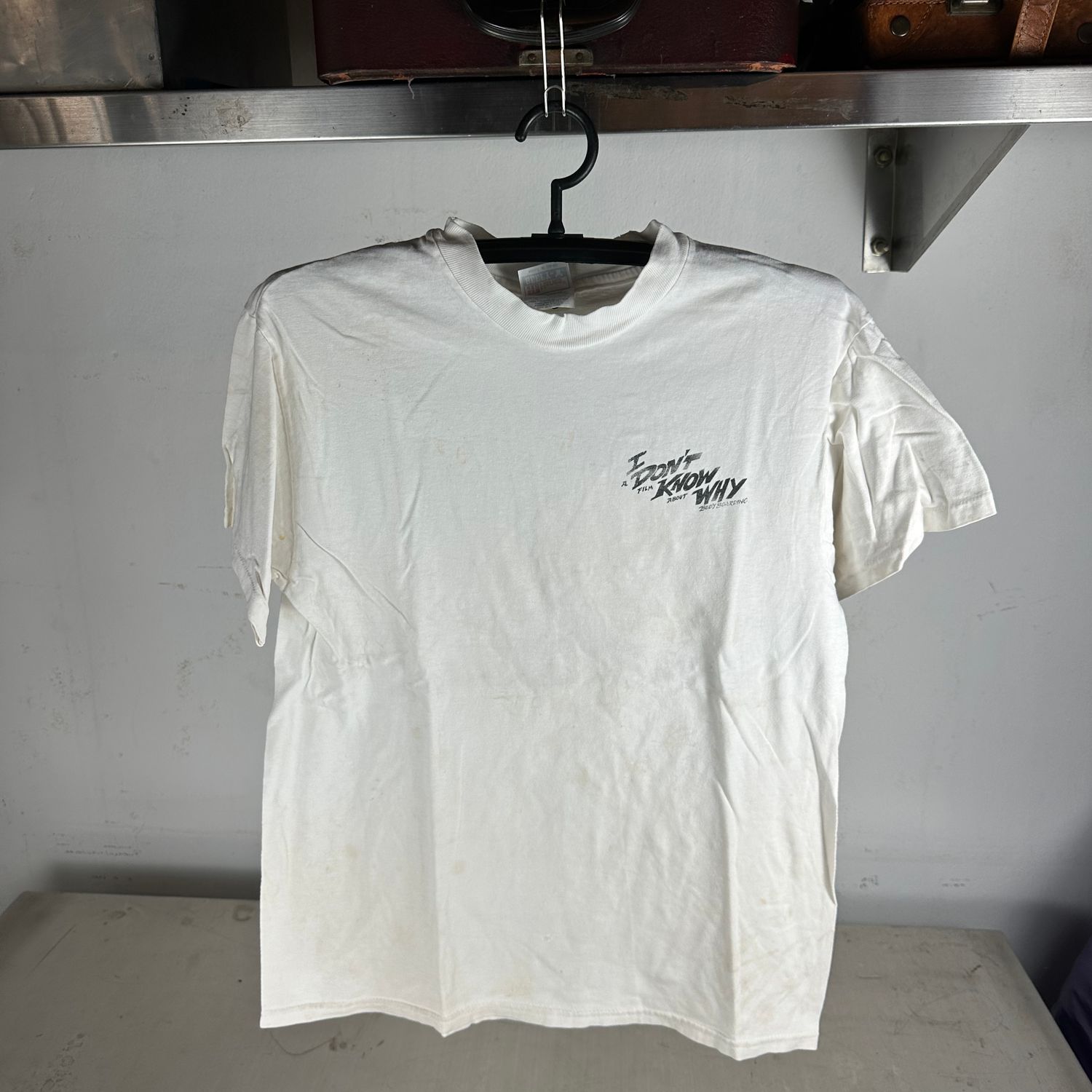 ​Vintage 90s I Don't Know Why Bodyboarding Film Artwork T-shirt