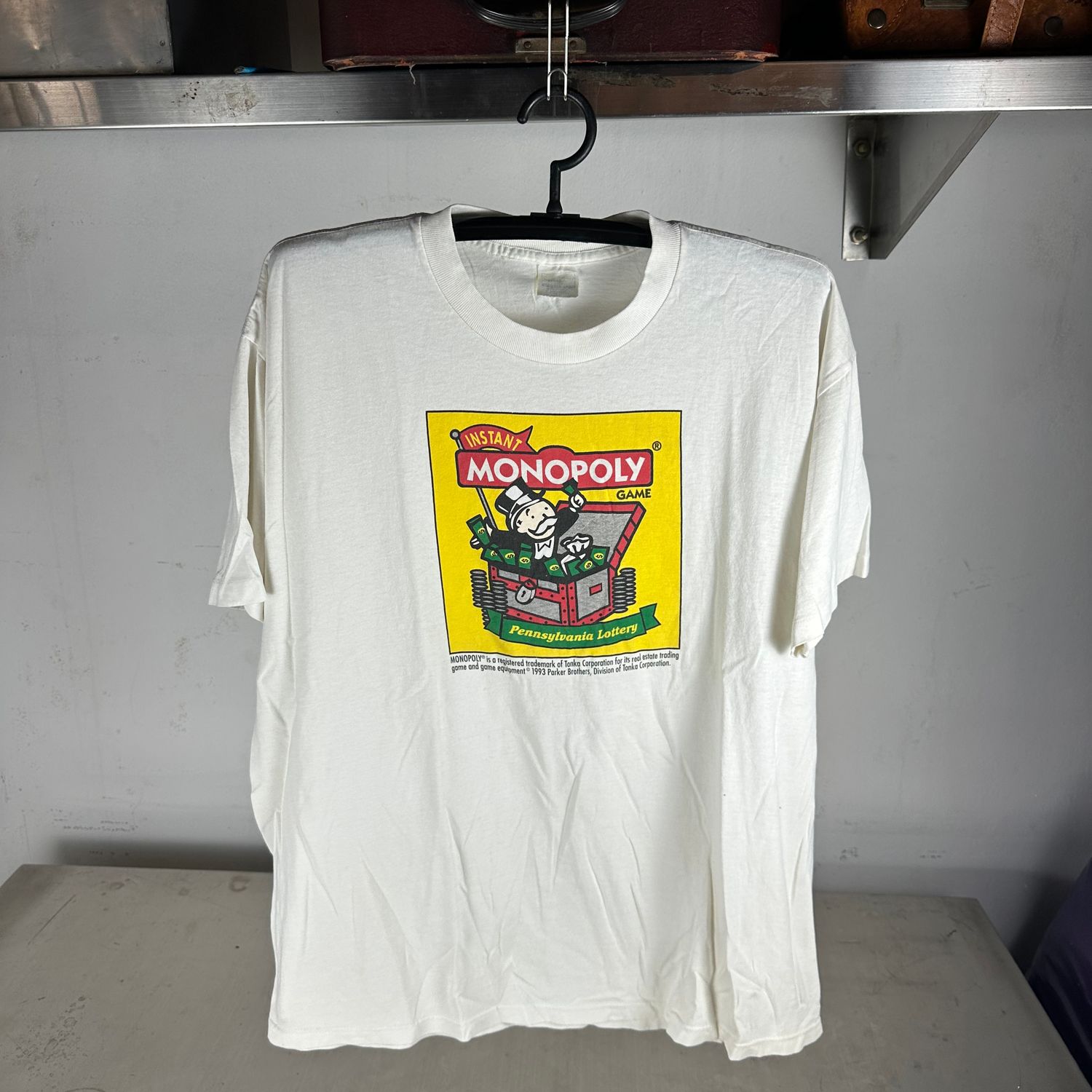 ​​Vintage 1993 Monopoly Board Game Promo Graphic T-shirt