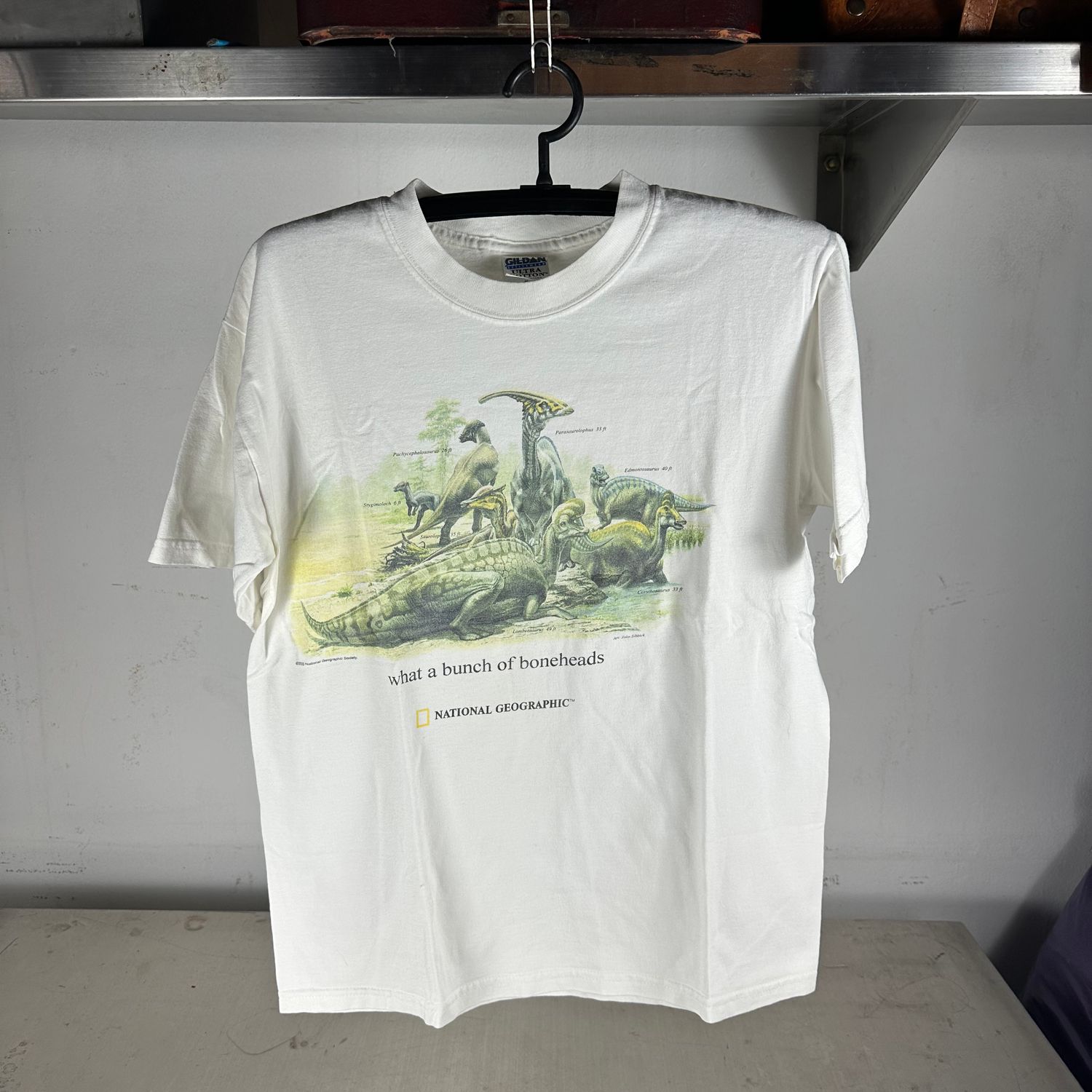 ​​​Vintage 2000 National Geographic What A Bunch of Boneheads T-shirt