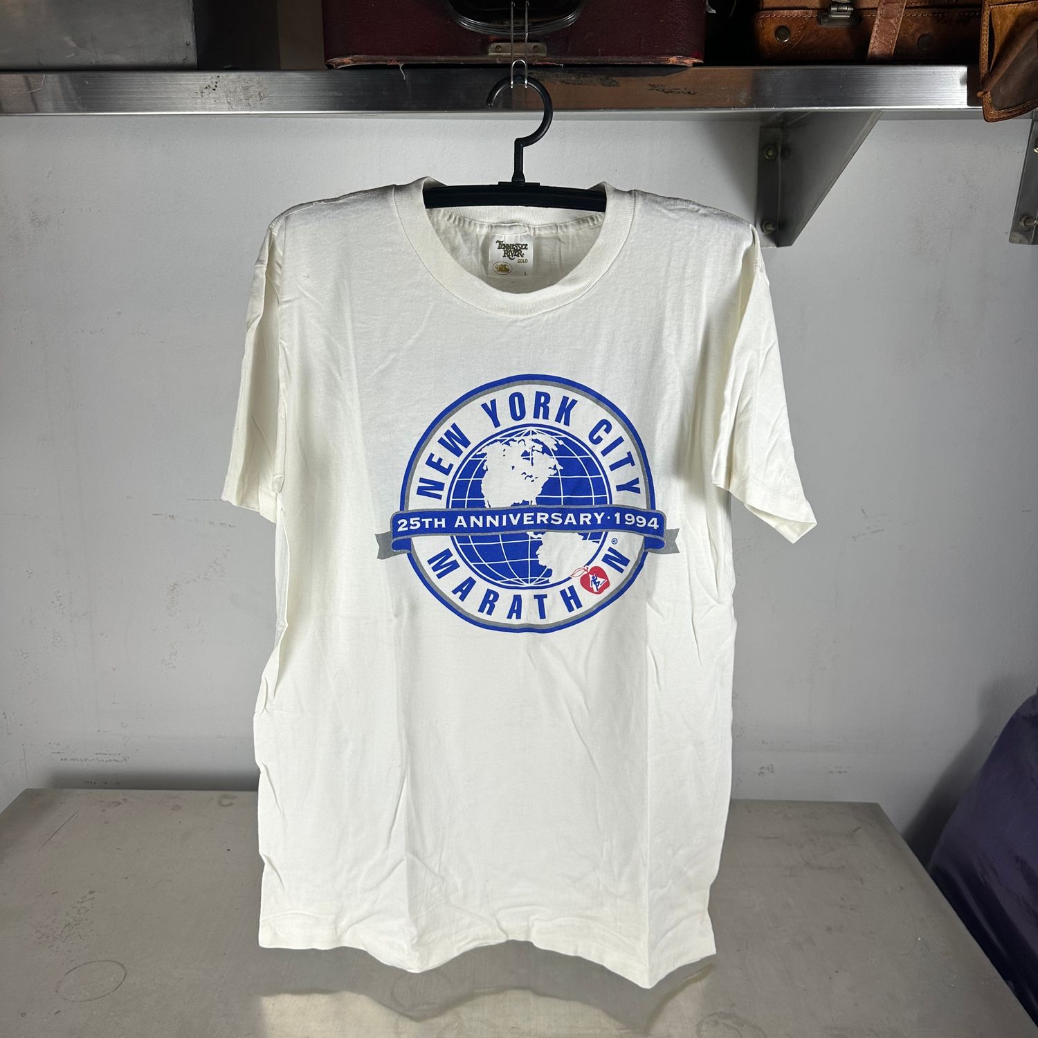 ​Vintage 1994 NYC New York City Marathon Double Sided Graphic​ T-shirt