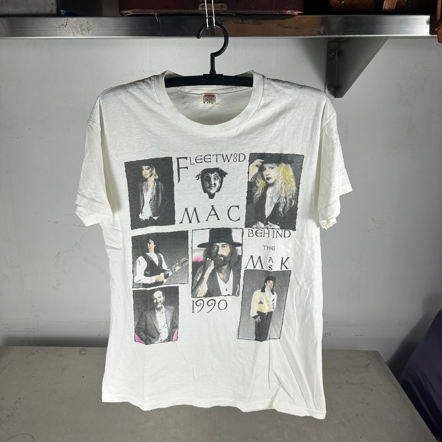​Vintage 1990 Fleetwood Mac Behind The Mask Tour Concert T-shirt