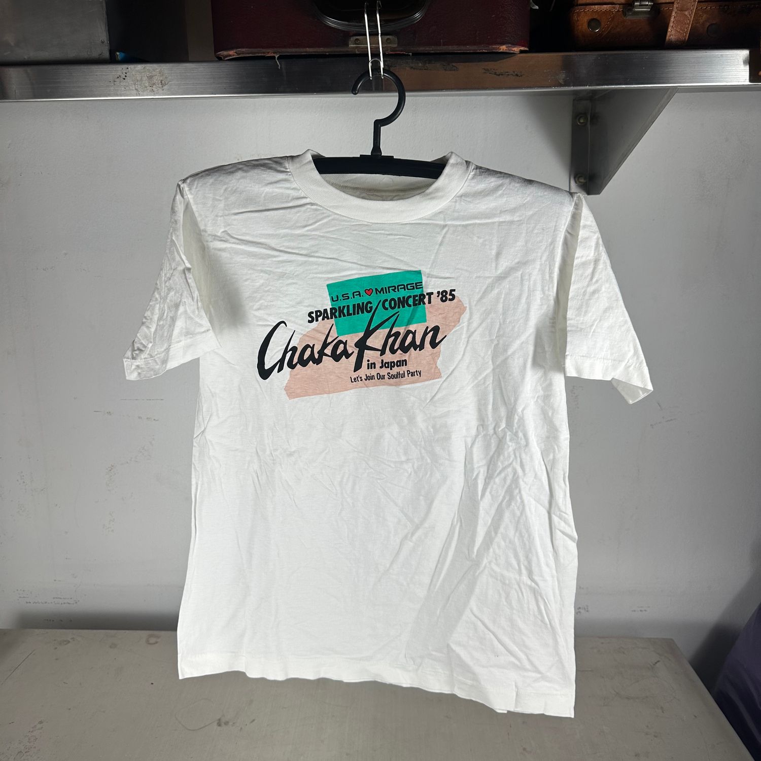 ​Vintage 1985 Chaka Khan Soulful Party Japan Concert Promo​ T-shirt