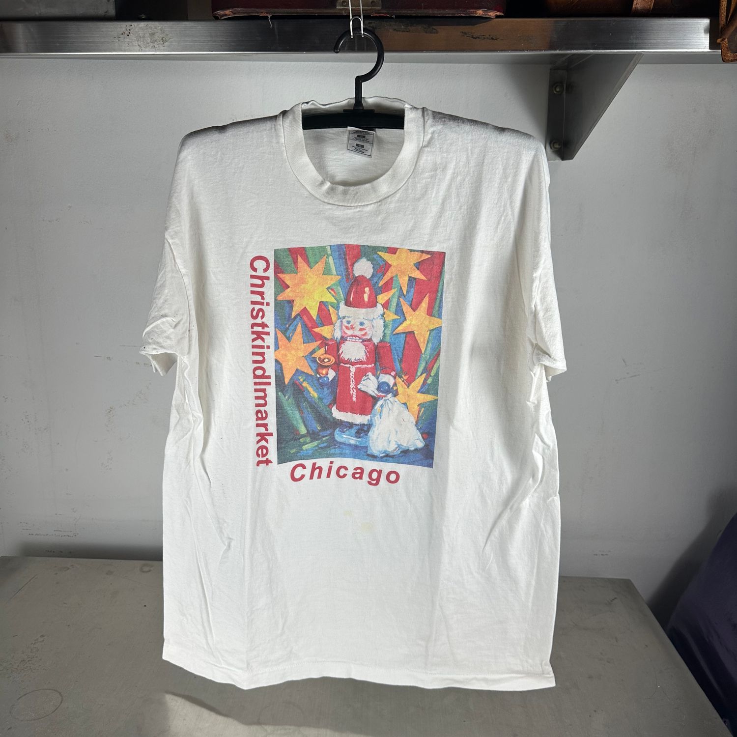 ​Vintage 90s Chicago Christkindlmarket Christmas Market Graphic T-shirt