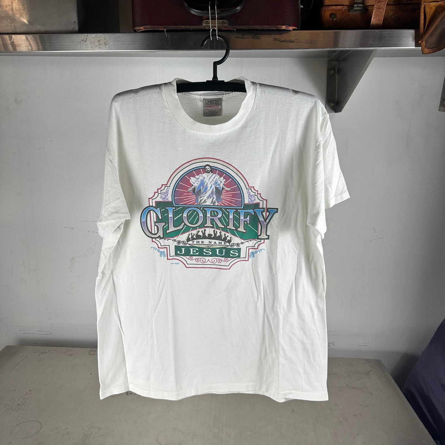 ​Vintage 1997 Glorify The Name Of Jesus Religious Single Stitch T-shirt