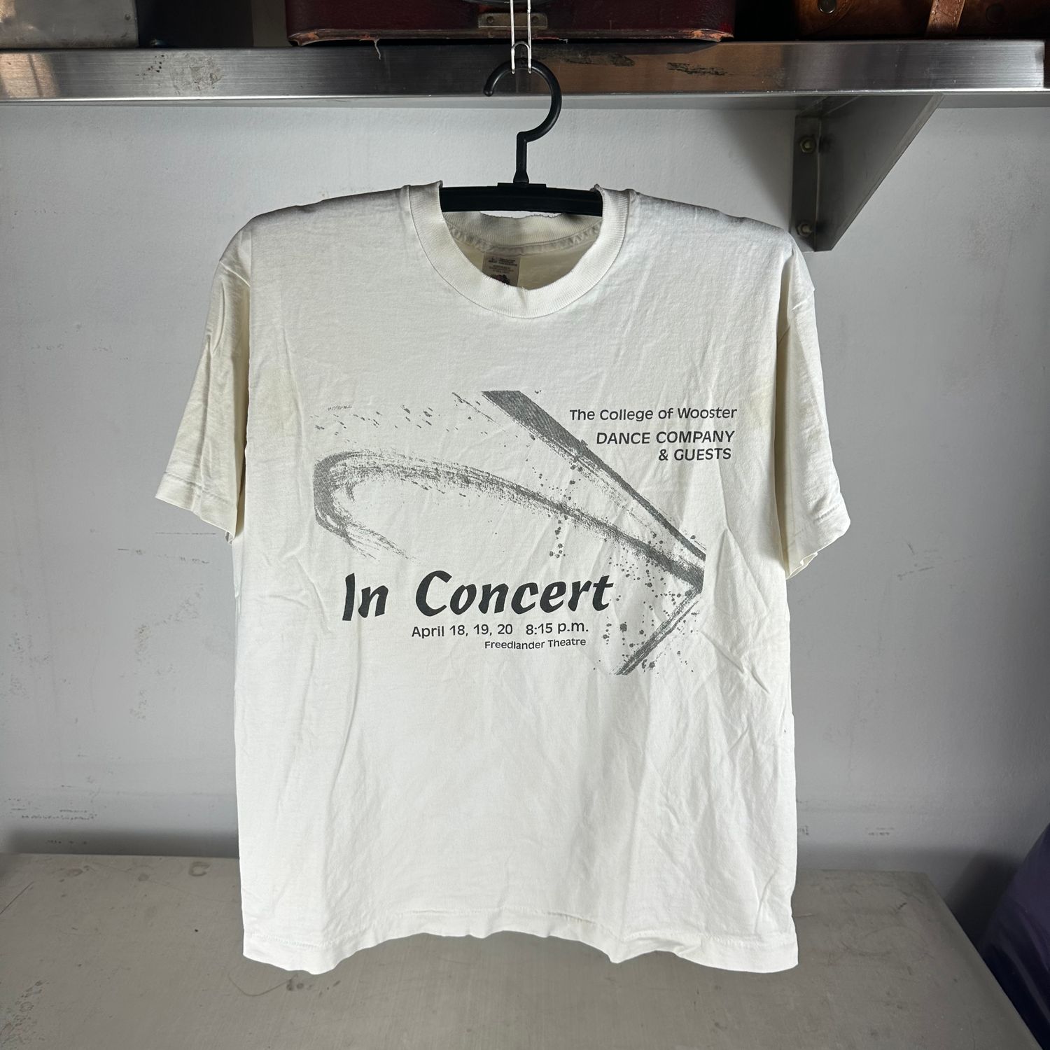 ​​​Vintage 90s The College of Wooster Dance Company In Concert T-shirt