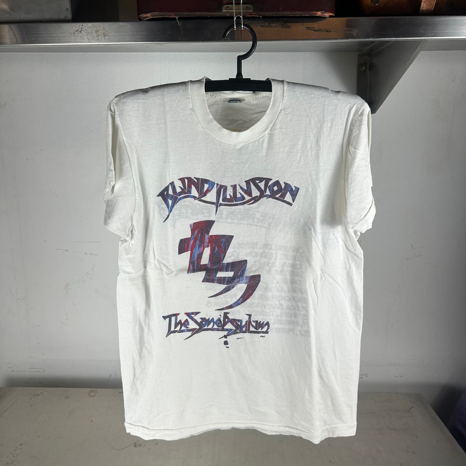 ​Vintage 1988 Blind Illusion The Sane Asylum Thrash Metal T-shirt