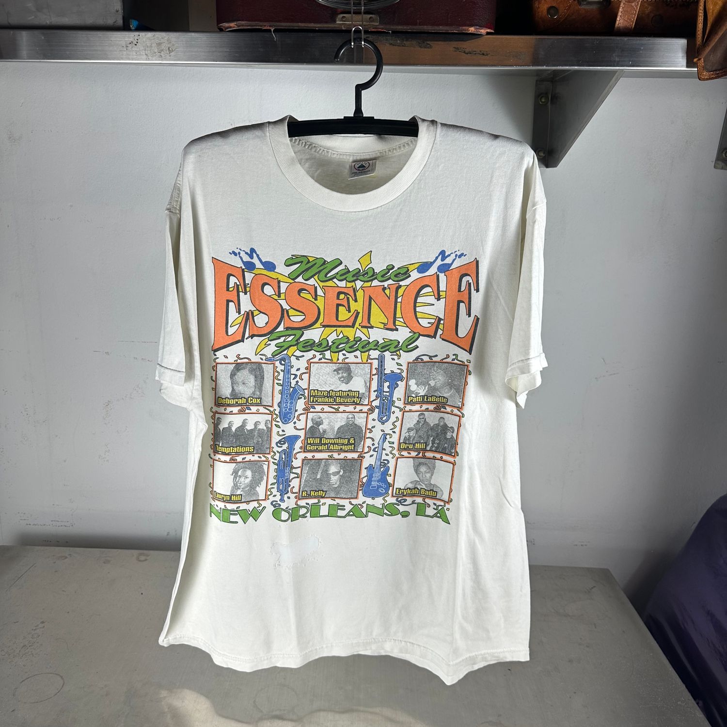 ​Vintage 1999 Lauryn Hill Erykah Badu Essence Music Festival Lineup T-shirt